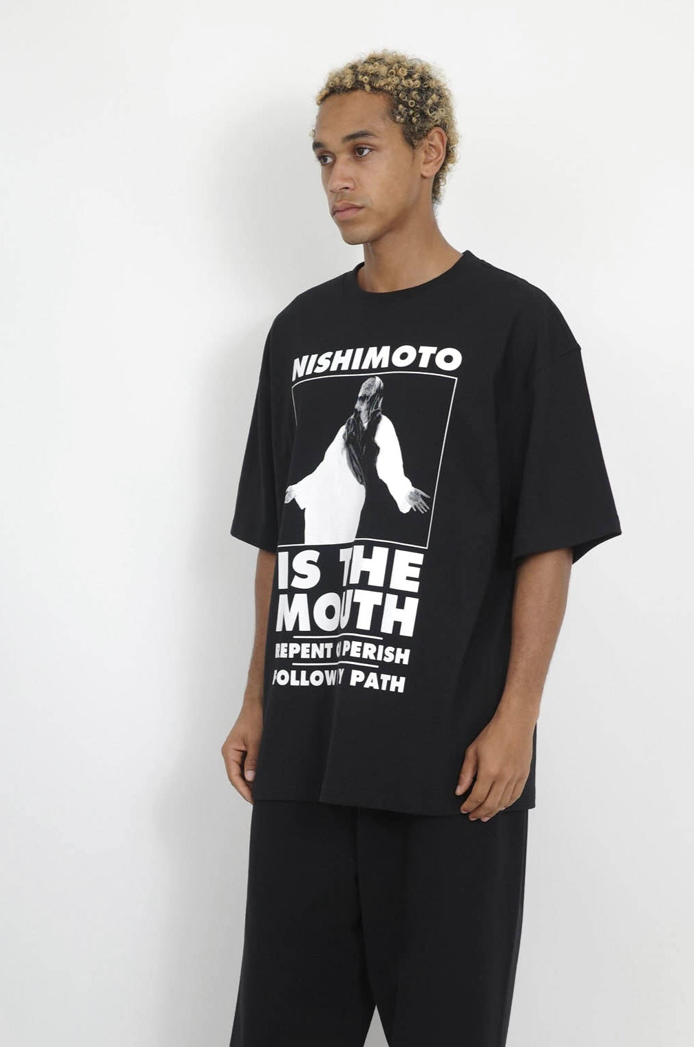 NISHIMOTO IS THE MOUTH S/S TEE NIM-V11 BLACK