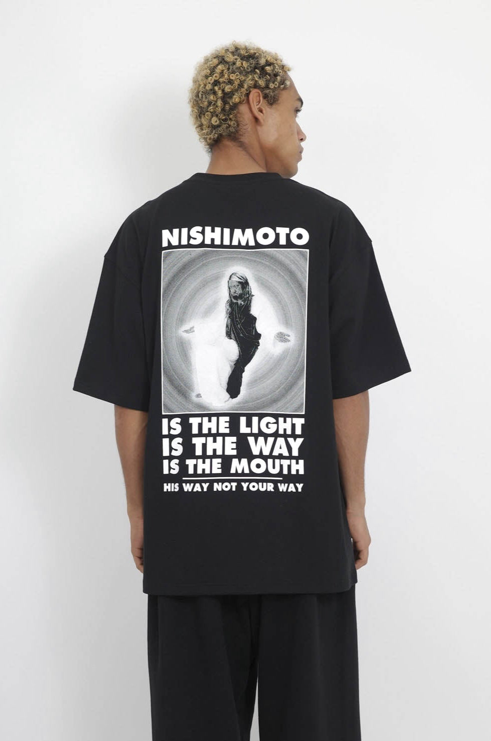 NISHIMOTO IS THE MOUTH S/S TEE NIM-V11 BLACK