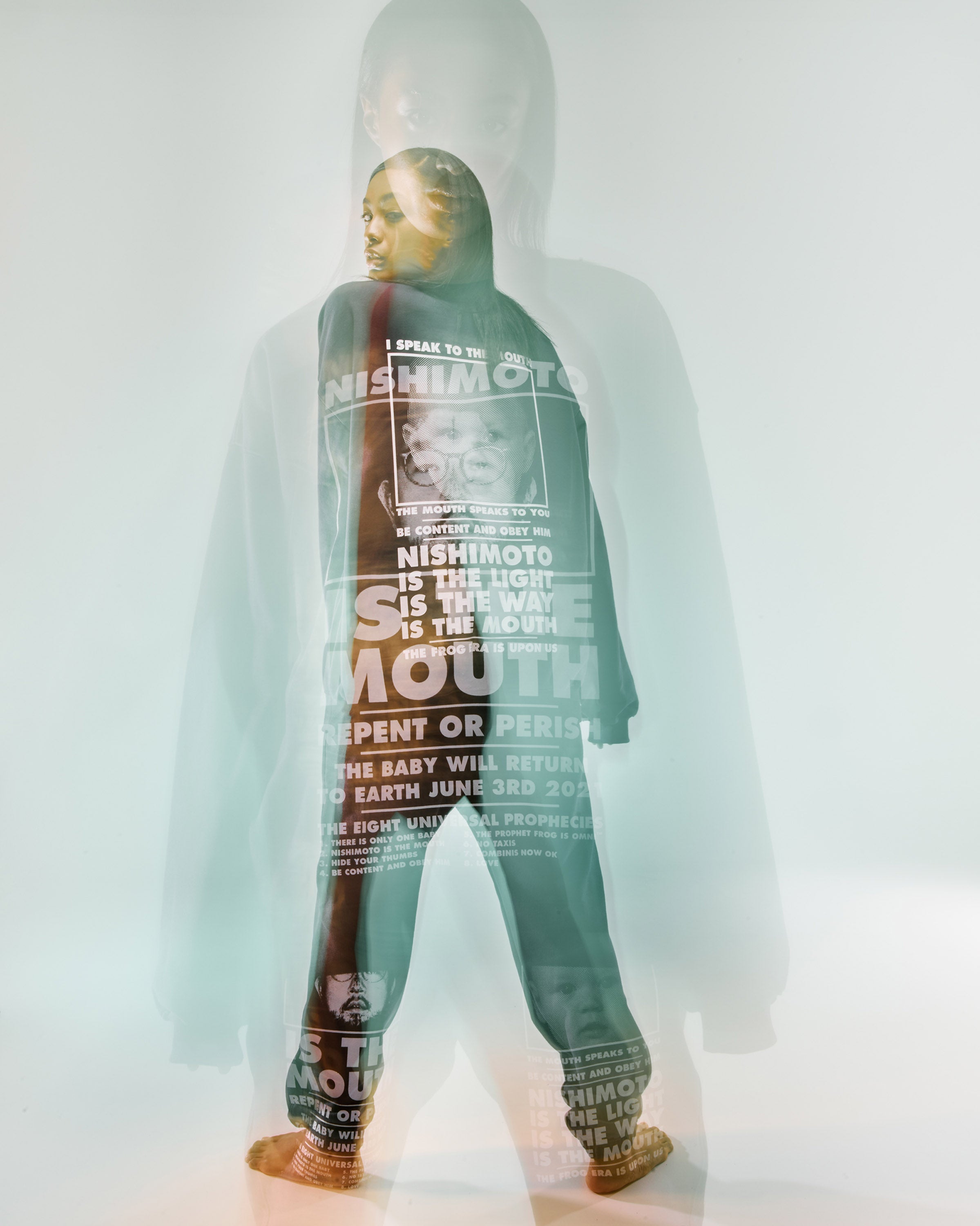 NISHIMOTO IS THE MOUTH NEW CLASSIC SWEAT PANTS NIM-L15CN NAVY