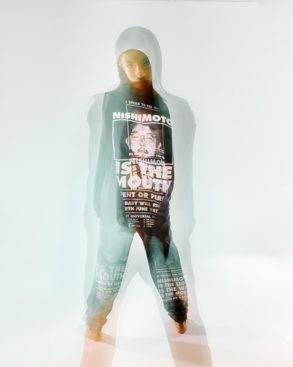 NISHIMOTO IS THE MOUTH NEW CLASSIC SWEAT PANTS NIM-L15CN BLACK