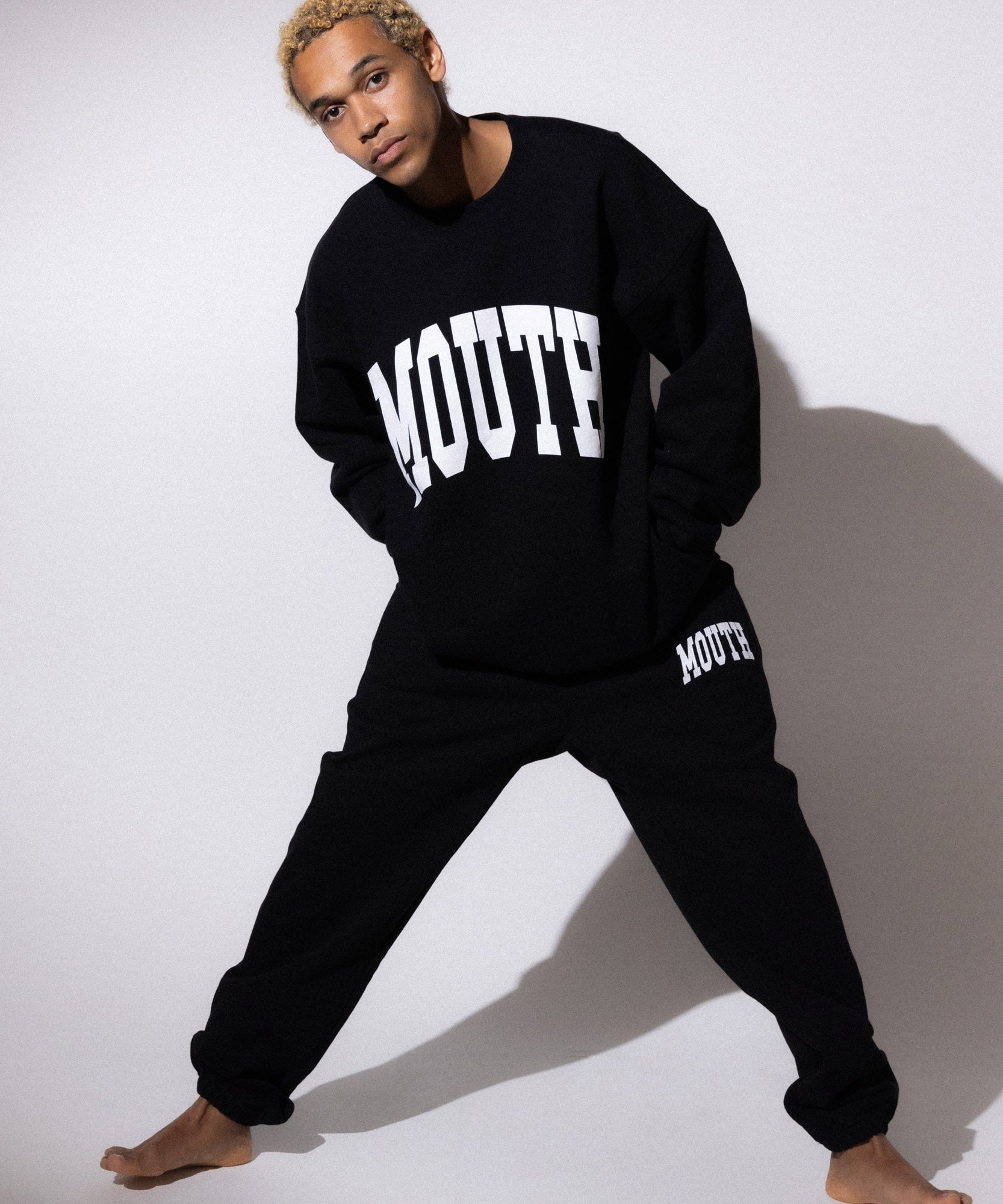 NISHIMOTO IS THE MOUTH SWEATSHIRT NIM-SP24 BLACK