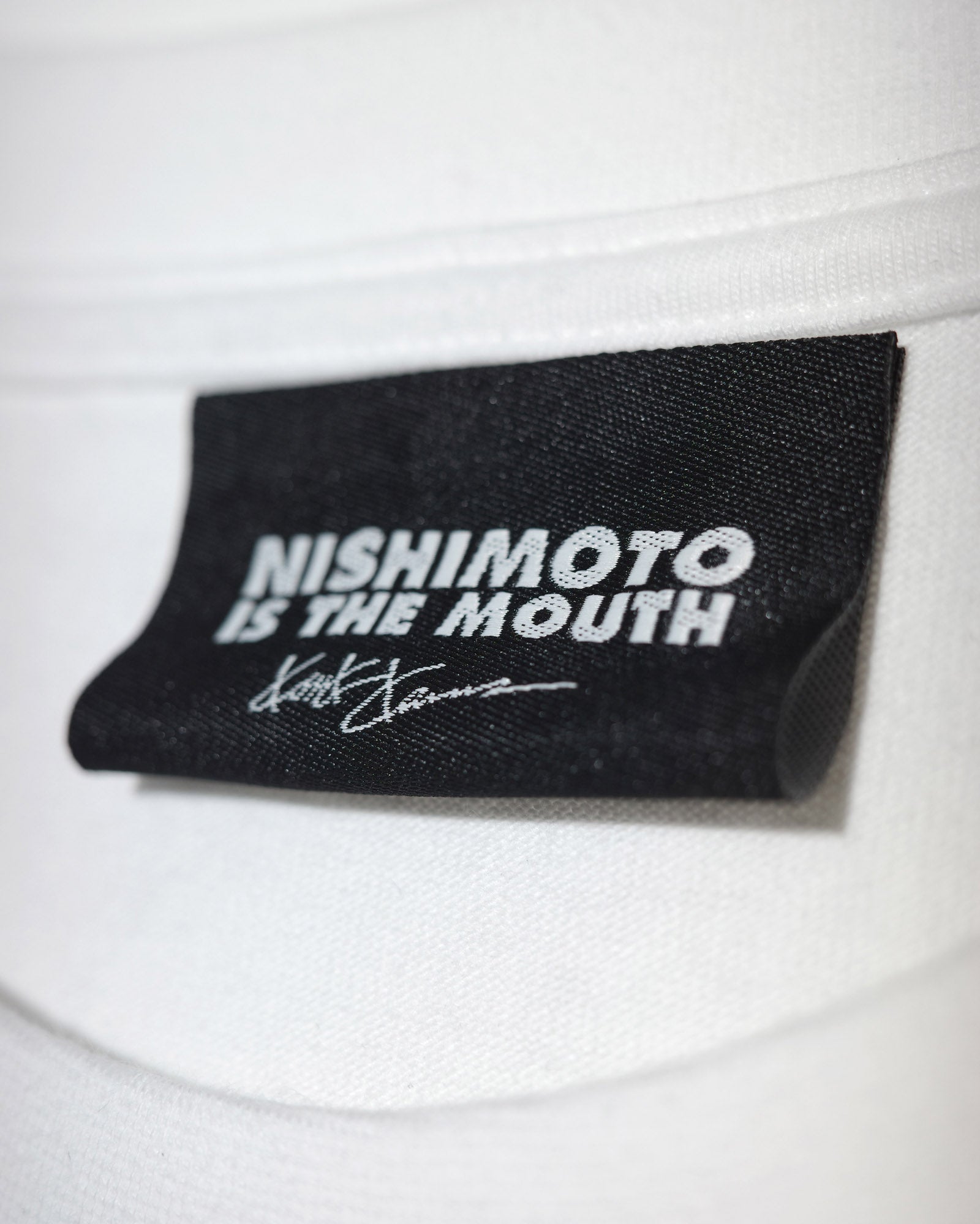 NISHIMOTO IS THE MOUTH/ Kosuke Kawamura S/S TEE NIMKK-L11 WHITE_R