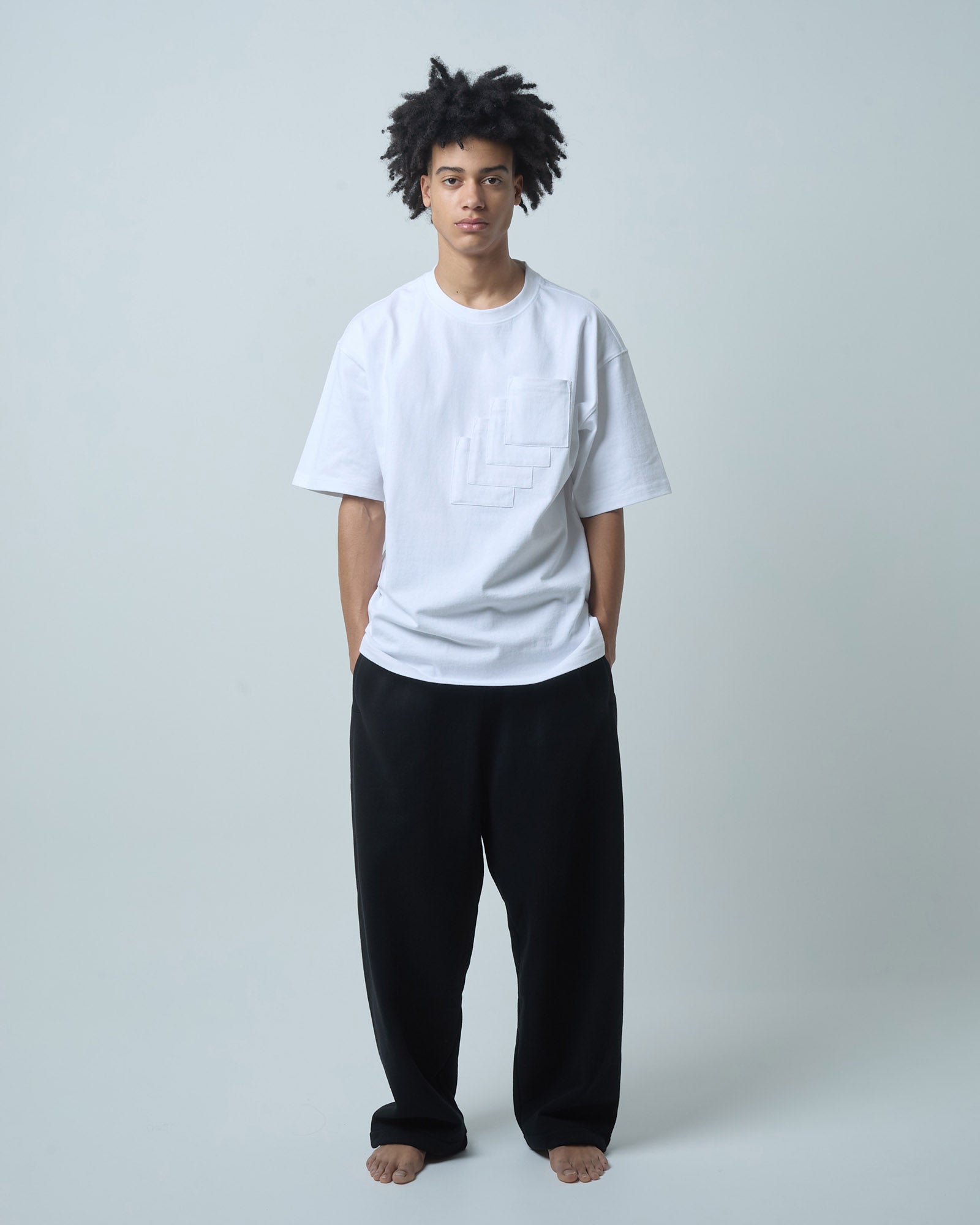 BOKUNOU COMMON NO MONEY WIDE SWEATPANTS BNCM-104P BLACK