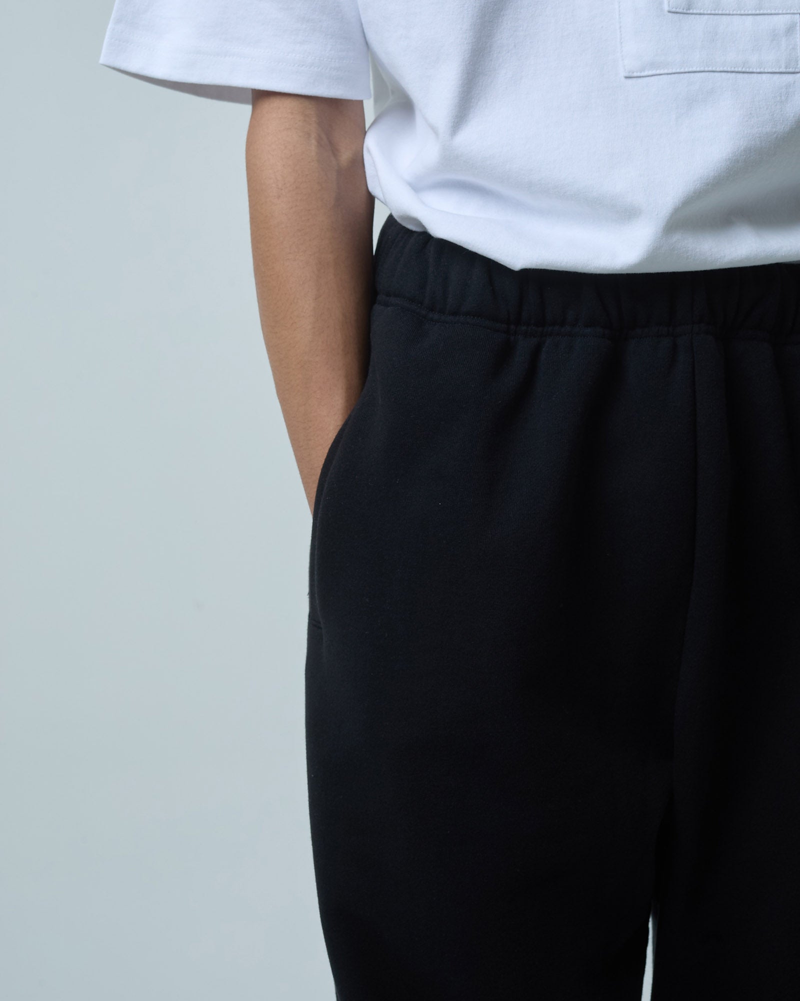 BOKUNOU COMMON NO MONEY WIDE SWEATPANTS BNCM-104P BLACK