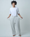 BOKUNOU COMMON NO MONEY WIDE SWEATPANTS BNCM-104P LIGHT HEATHER GREY