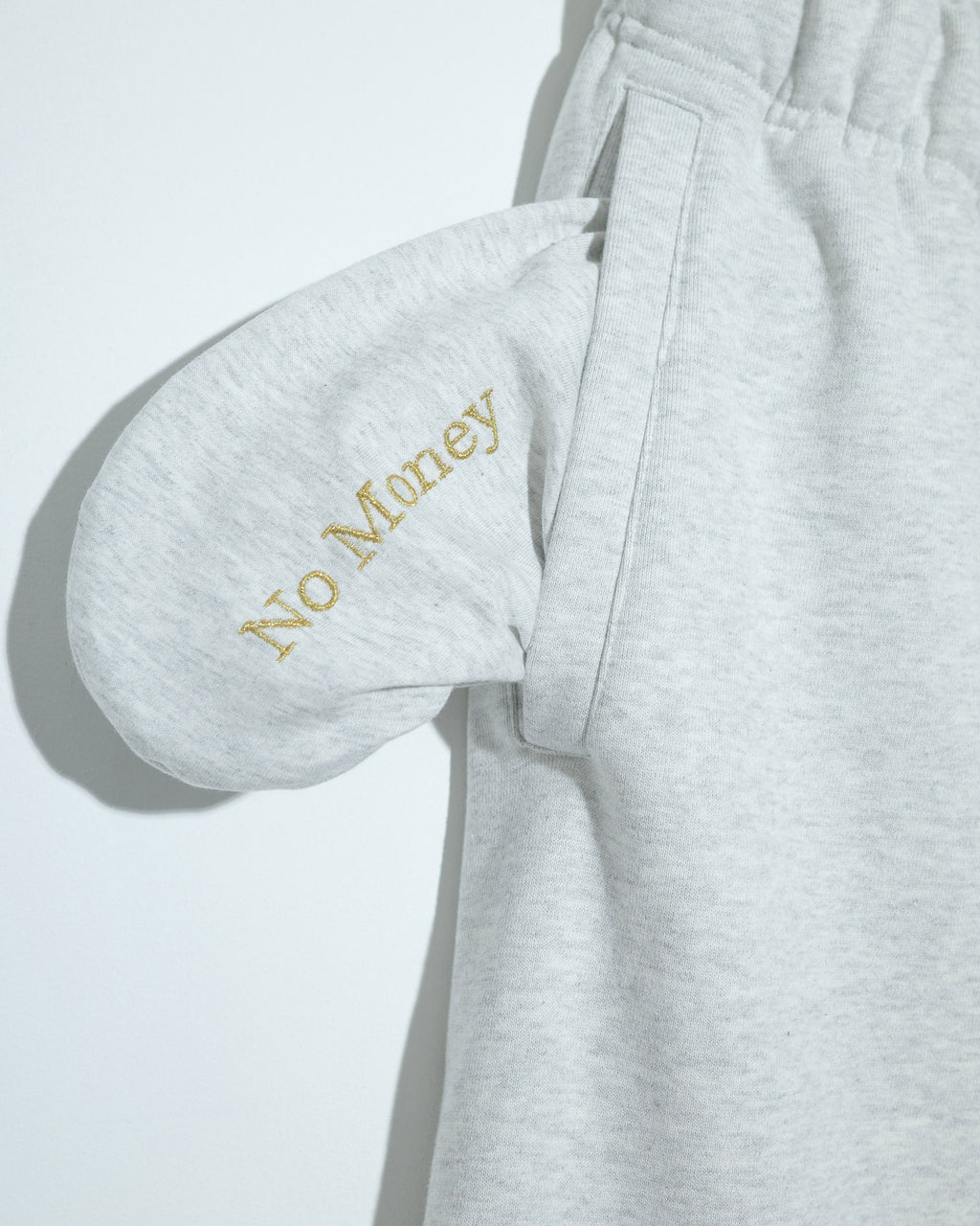 BOKUNOU COMMON NO MONEY WIDE SWEATPANTS BNCM-104P LIGHT HEATHER GREY