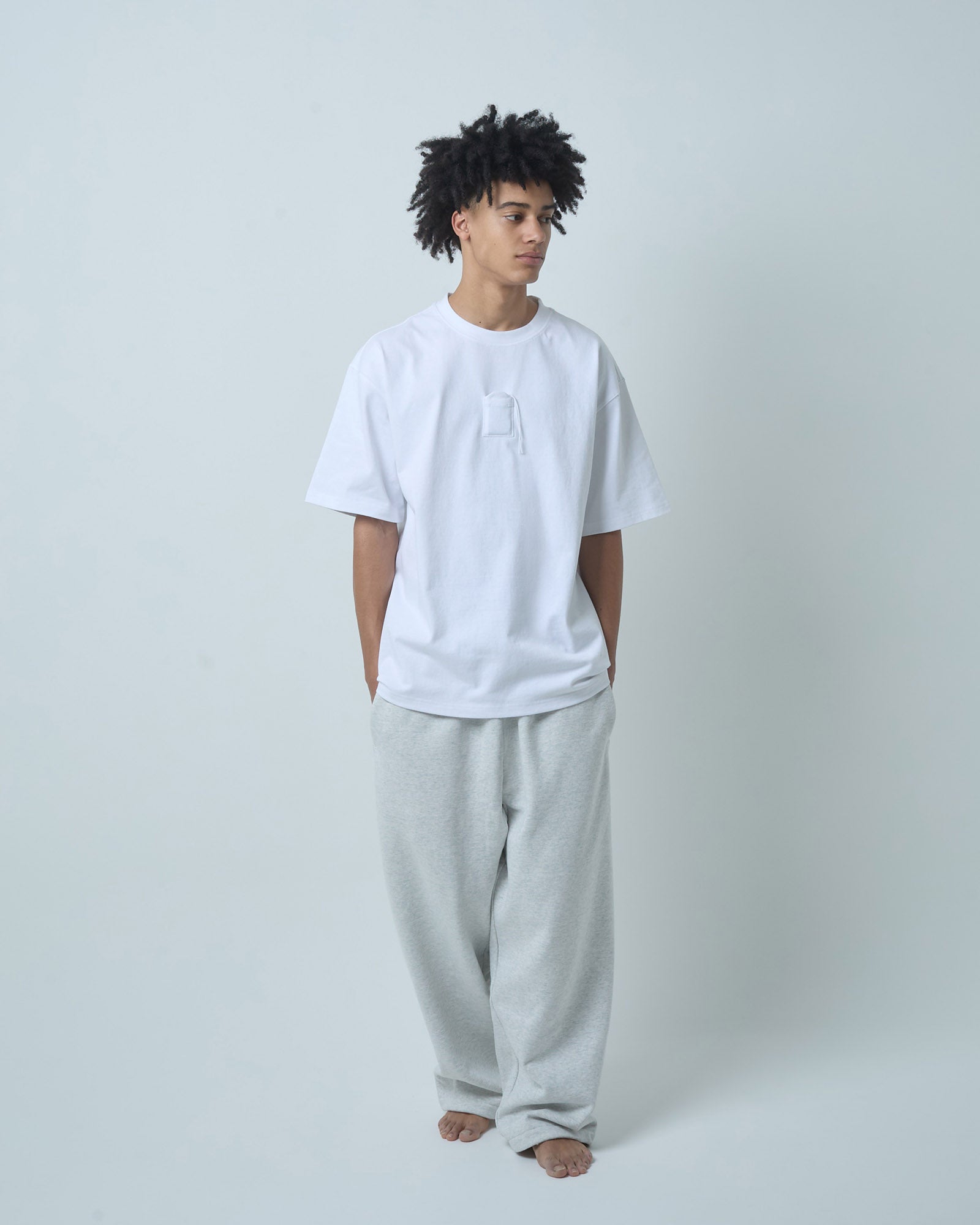 BOKUNOU COMMON OMAMORI POCKET S/S TEE BNCM-101T WHITE
