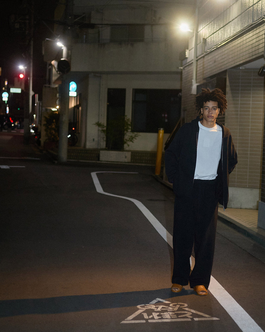 BOKUNOU COMMON NO MONEY WIDE SWEATPANTS BNCM-104P BLACK