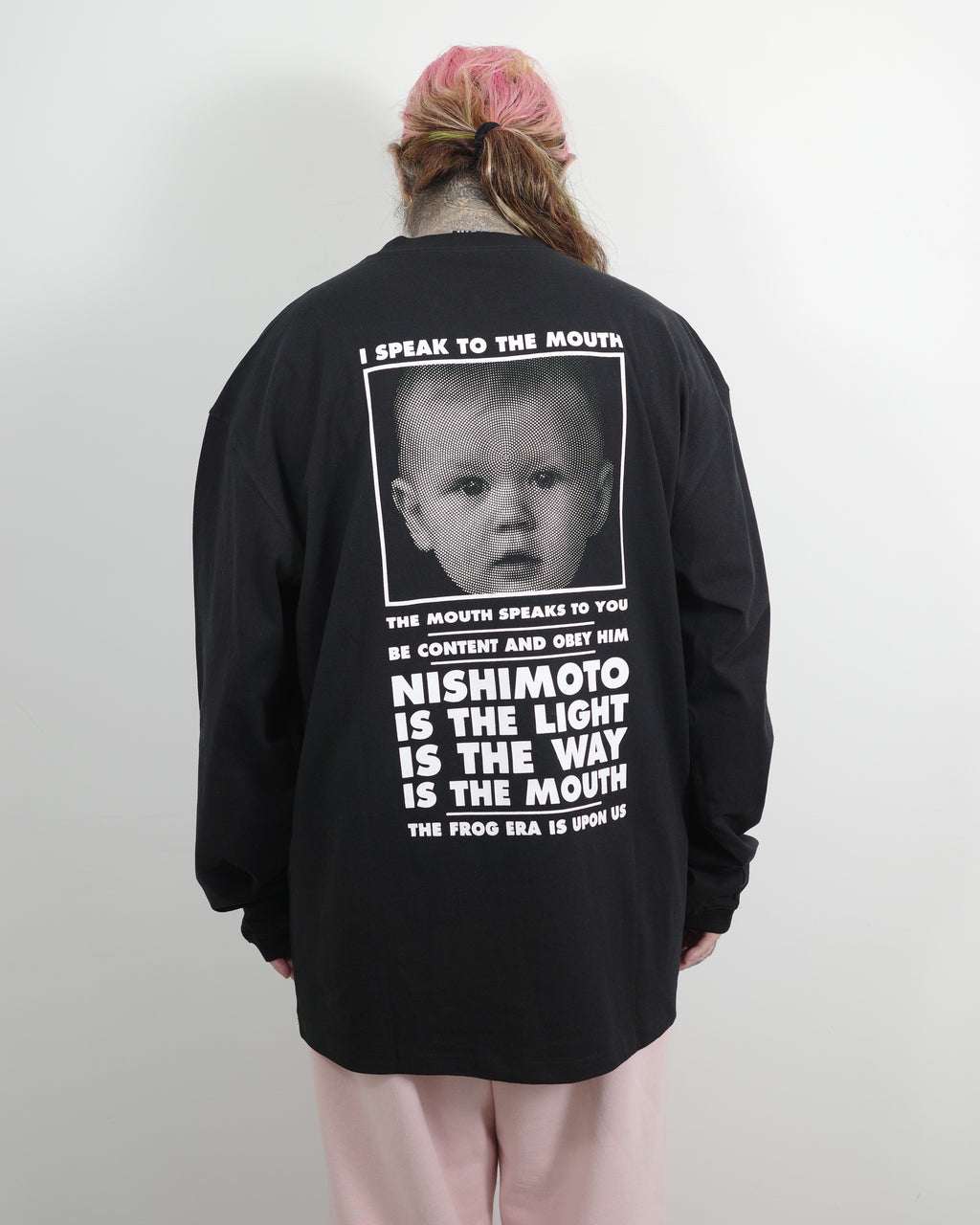 NISHIMOTO IS THE MOUTH S/S TEE NIM-SP02C BLACK/WHITE