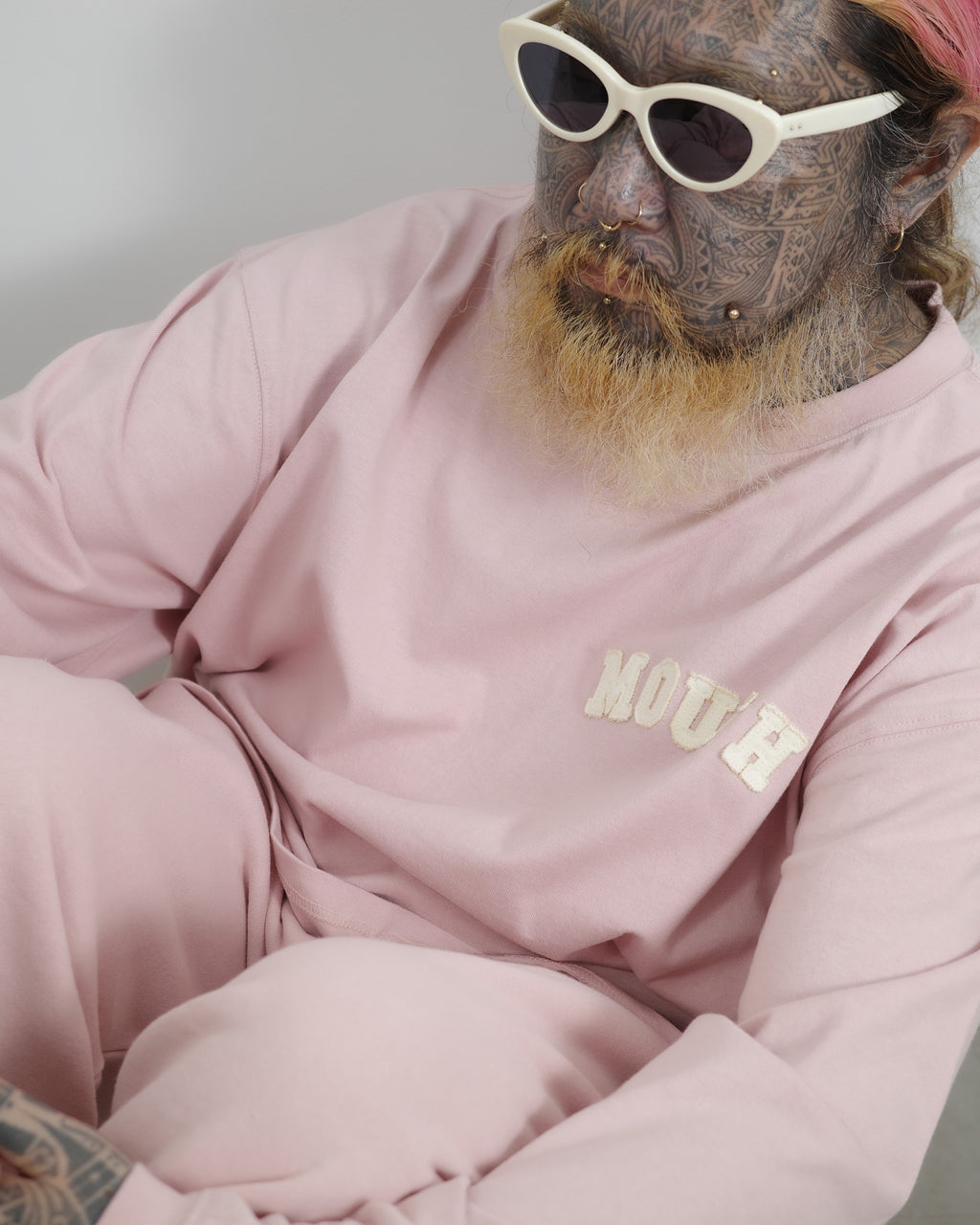 NISHIMOTO IS THE MOUTH S/S TEE NIM-SP32OP SMOKE PINK