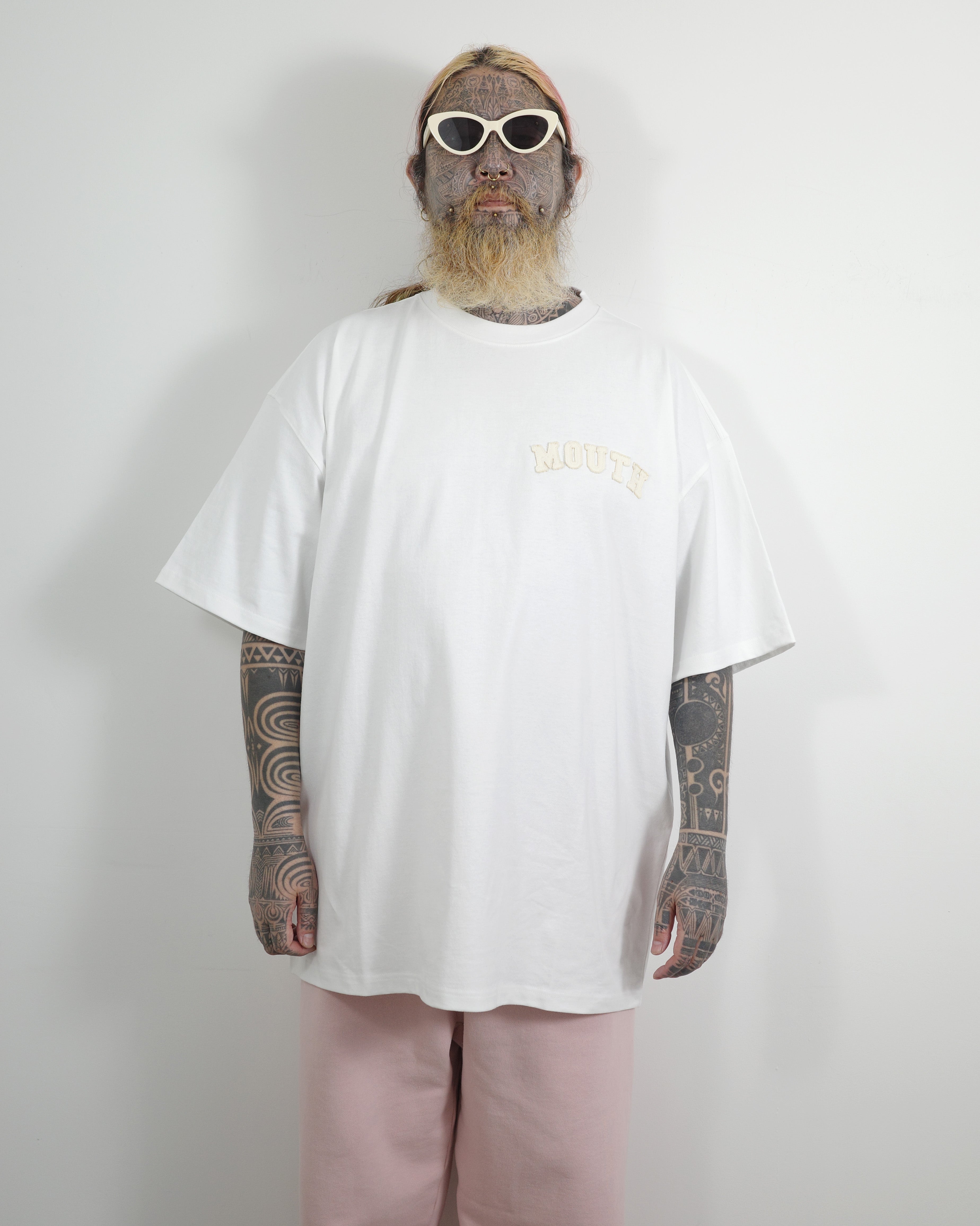 NISHIMOTO IS THE MOUTH S/S TEE NIM-SP31OP WHITE