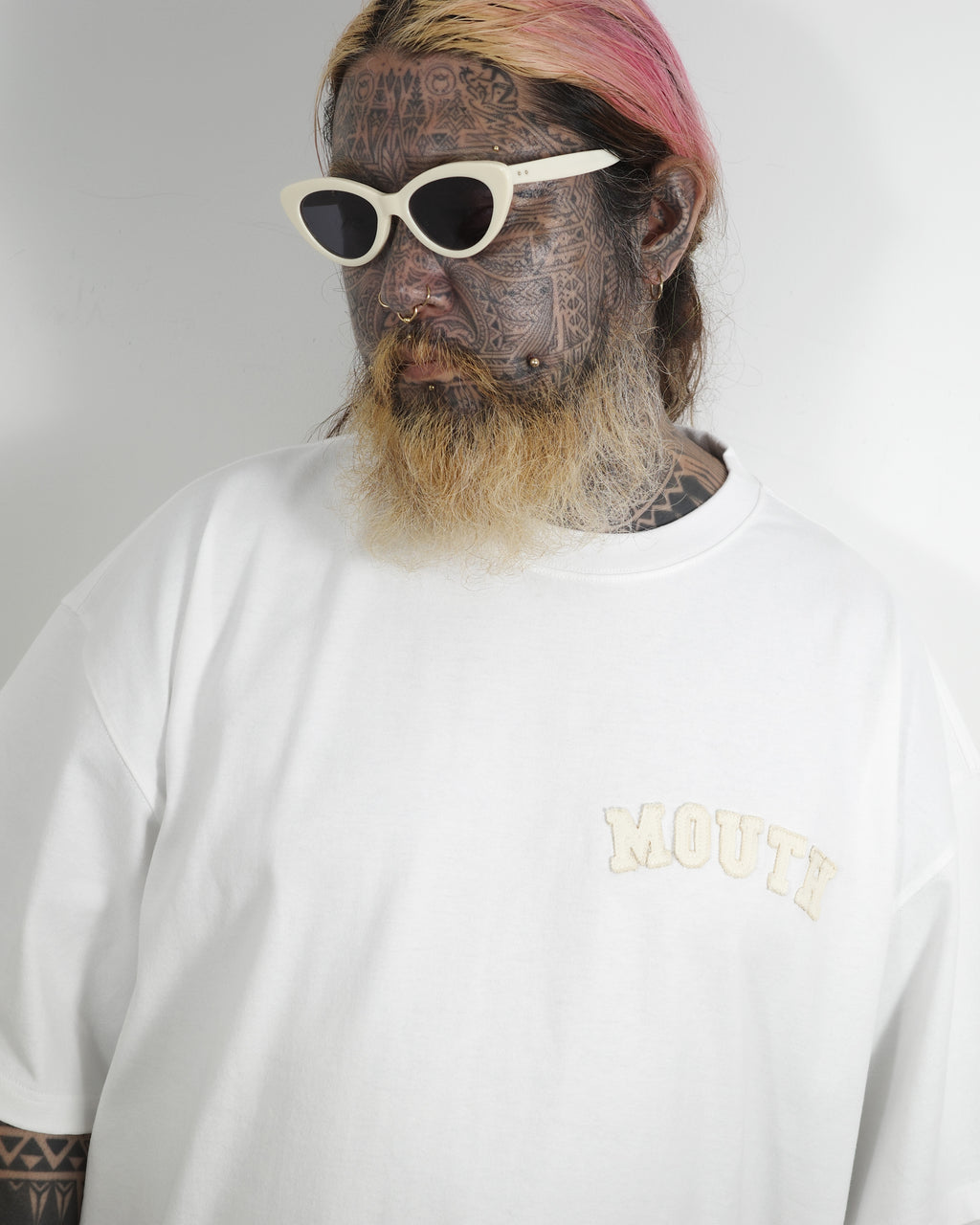 NISHIMOTO IS THE MOUTH S/S TEE NIM-SP31OP WHITE