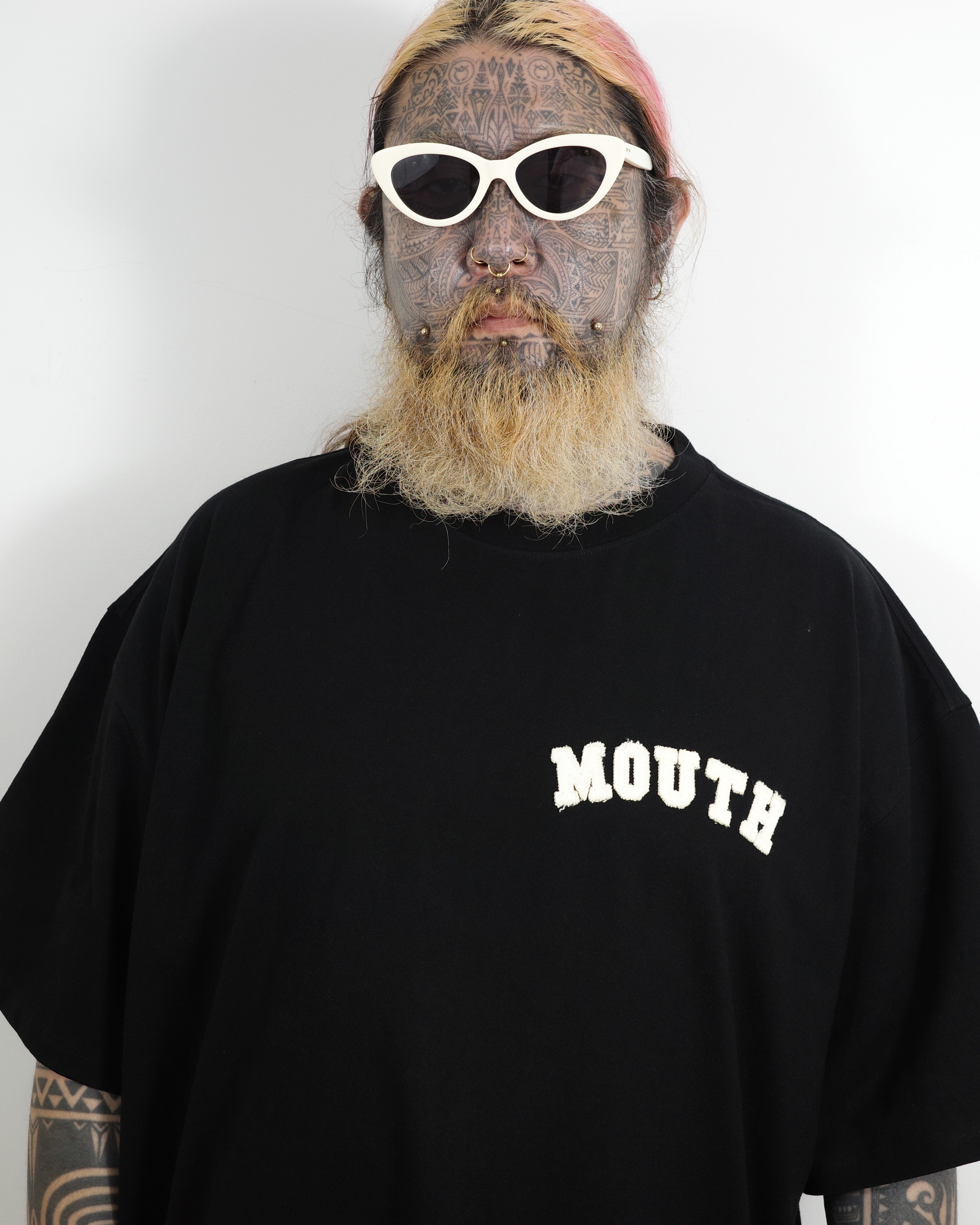 NISHIMOTO IS THE MOUTH S/S TEE NIM-SP31OP BLACK