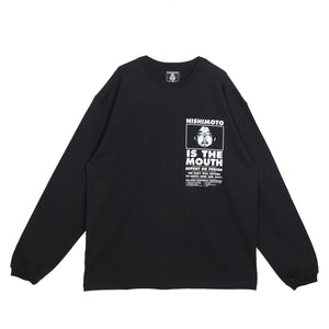 NISHIMOTO IS THE MOUTH S/S TEE NIM-SP02C BLACK/WHITE