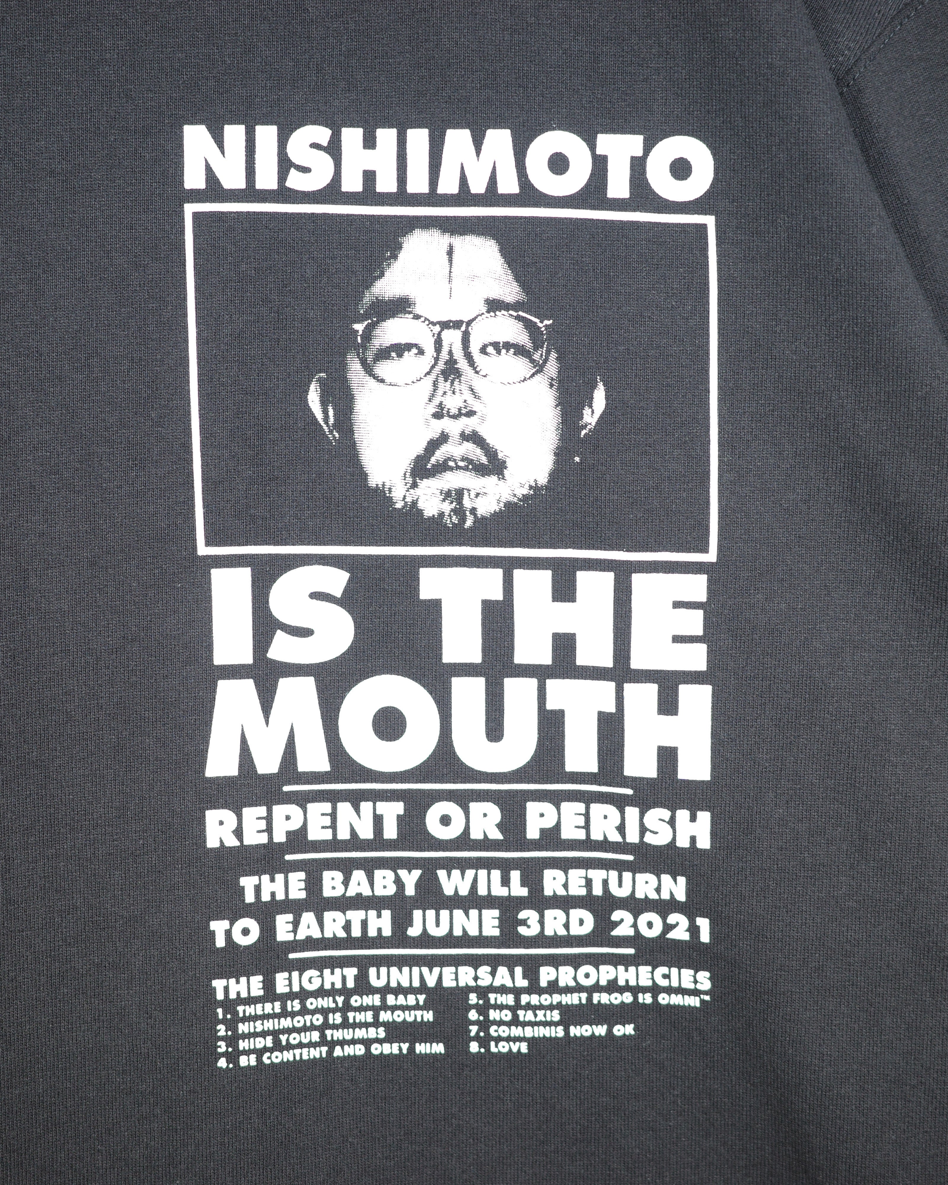 NISHIMOTO IS THE MOUTH S/S TEE NIM-SP02C BLACK/WHITE