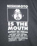 NISHIMOTO IS THE MOUTH S/S TEE NIM-SP02C BLACK/WHITE