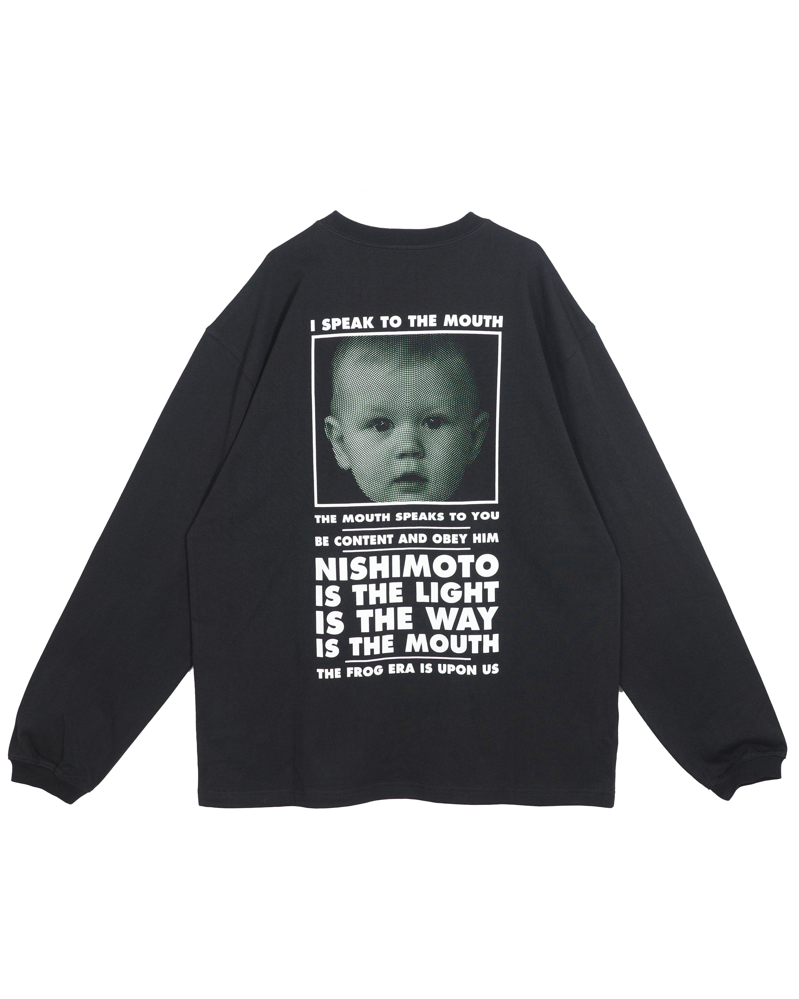 NISHIMOTO IS THE MOUTH S/S TEE NIM-SP02C BLACK/WHITE