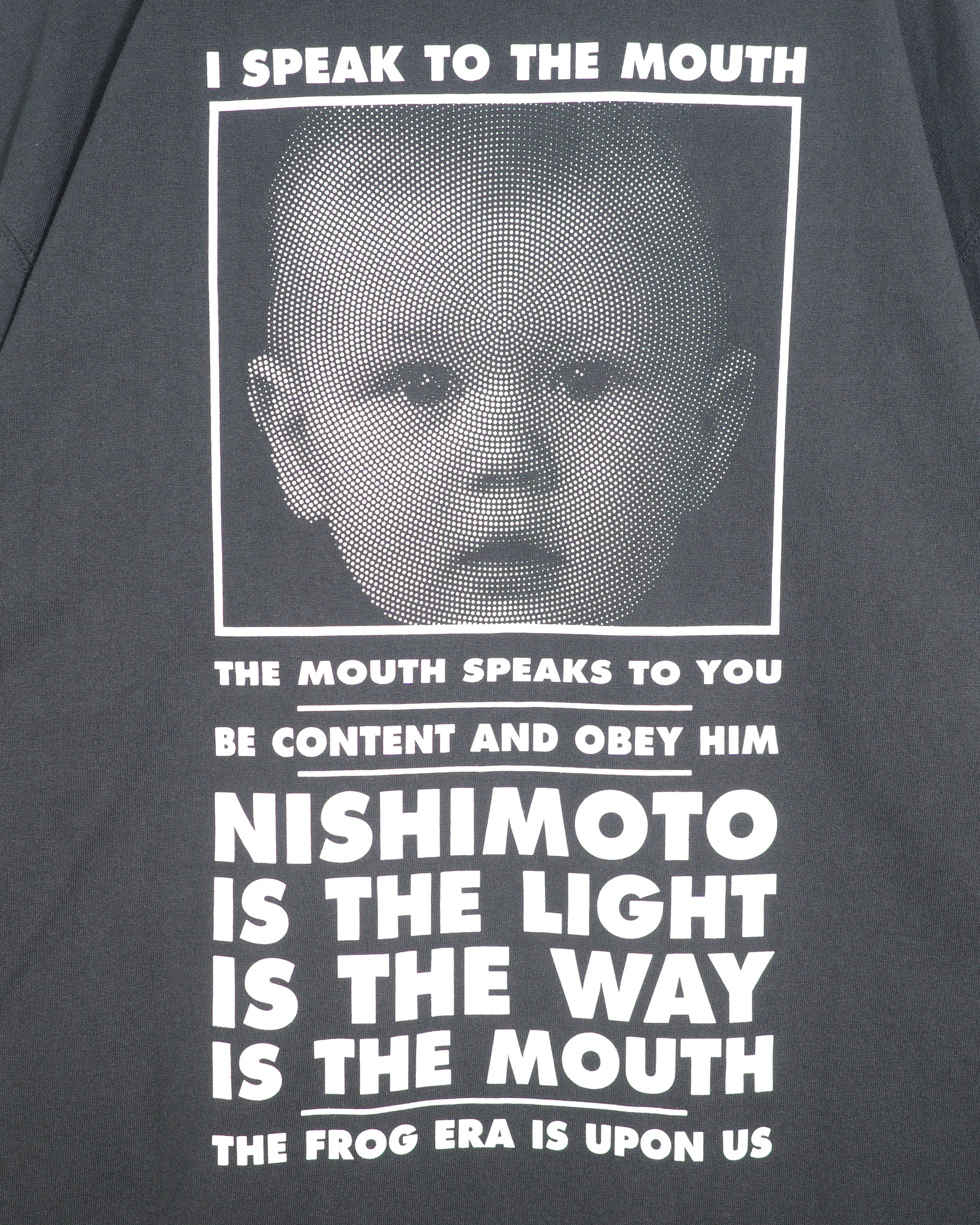 NISHIMOTO IS THE MOUTH S/S TEE NIM-SP02C BLACK/WHITE