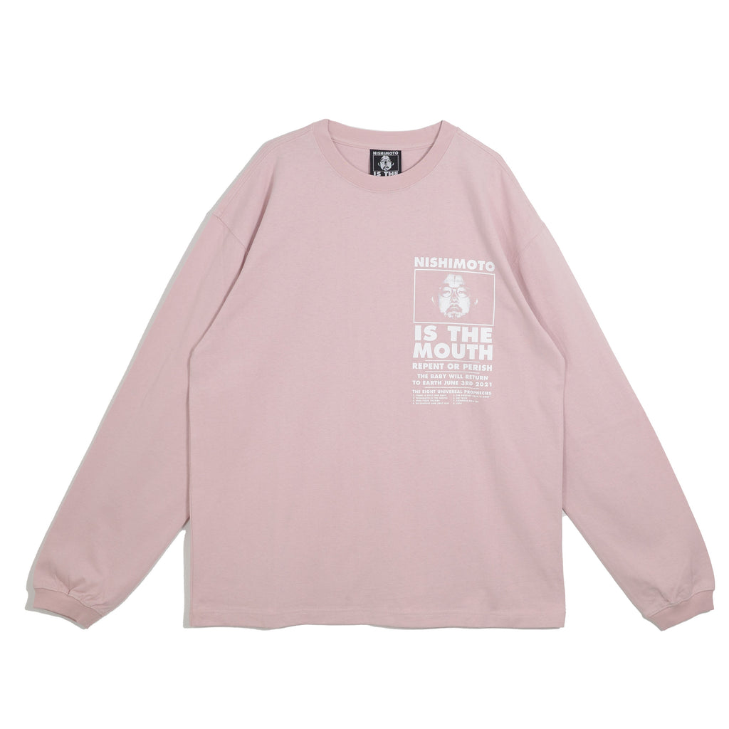 NISHIMOTO IS THE MOUTH S/S TEE NIM-SP02C SMOKE PINK