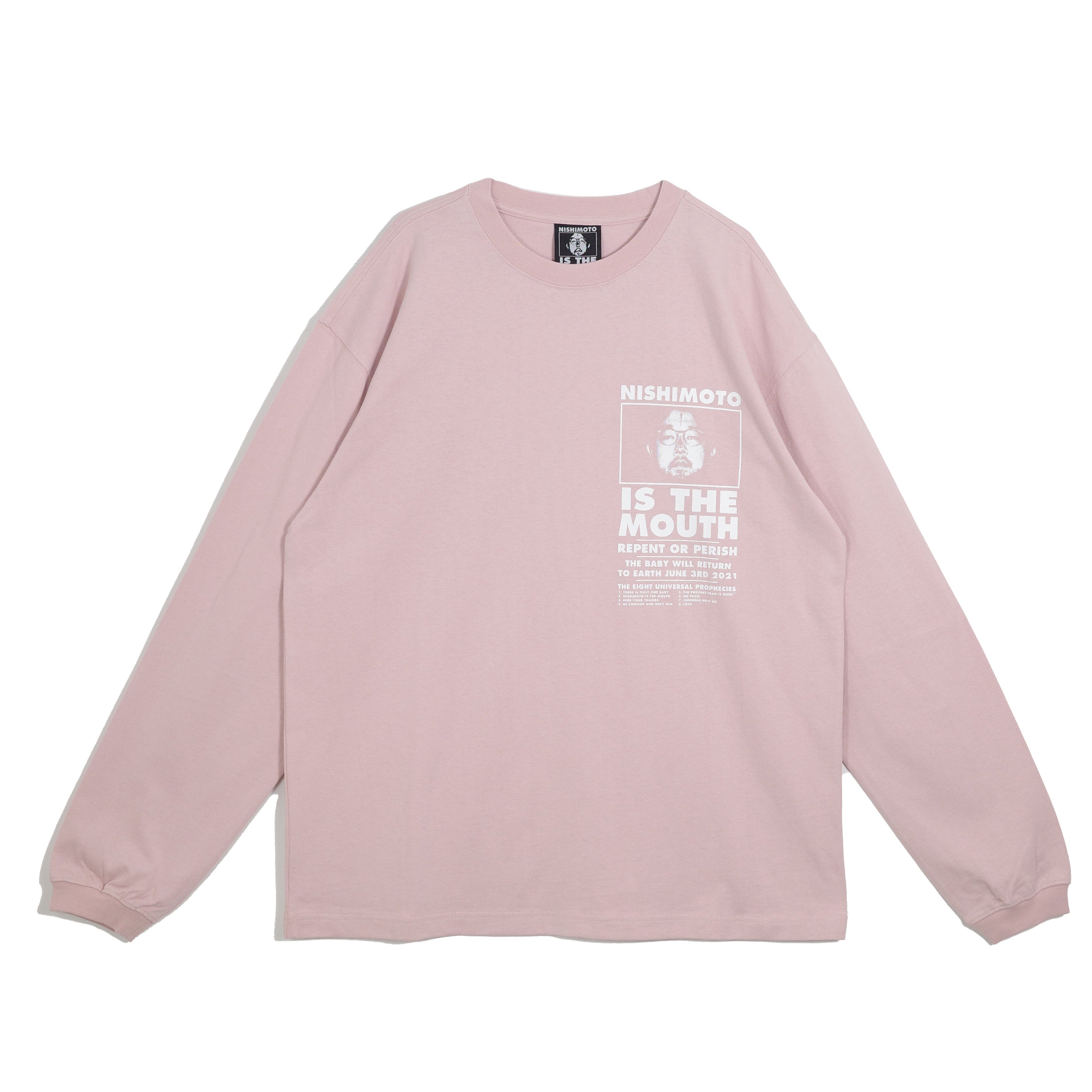 NISHIMOTO IS THE MOUTH S/S TEE NIM-SP02C SMOKE PINK
