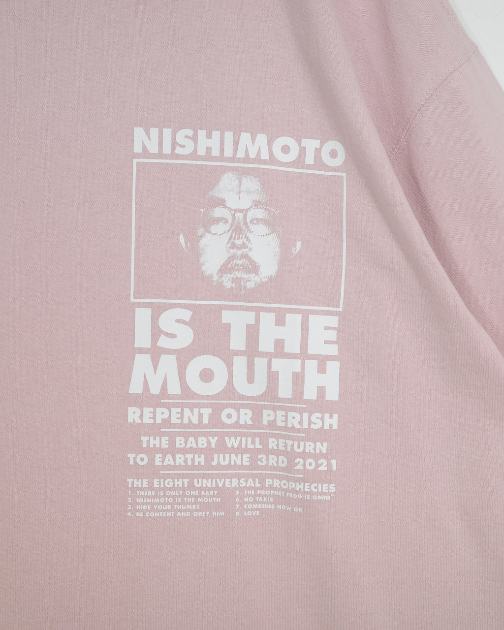 NISHIMOTO IS THE MOUTH S/S TEE NIM-SP02C SMOKE PINK
