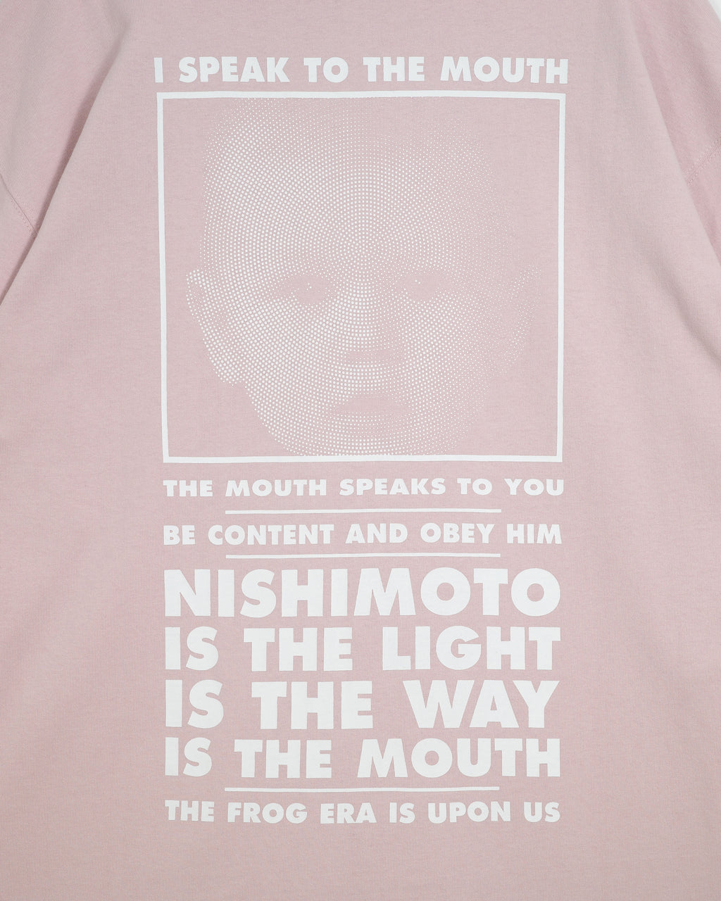 NISHIMOTO IS THE MOUTH S/S TEE NIM-SP02C SMOKE PINK