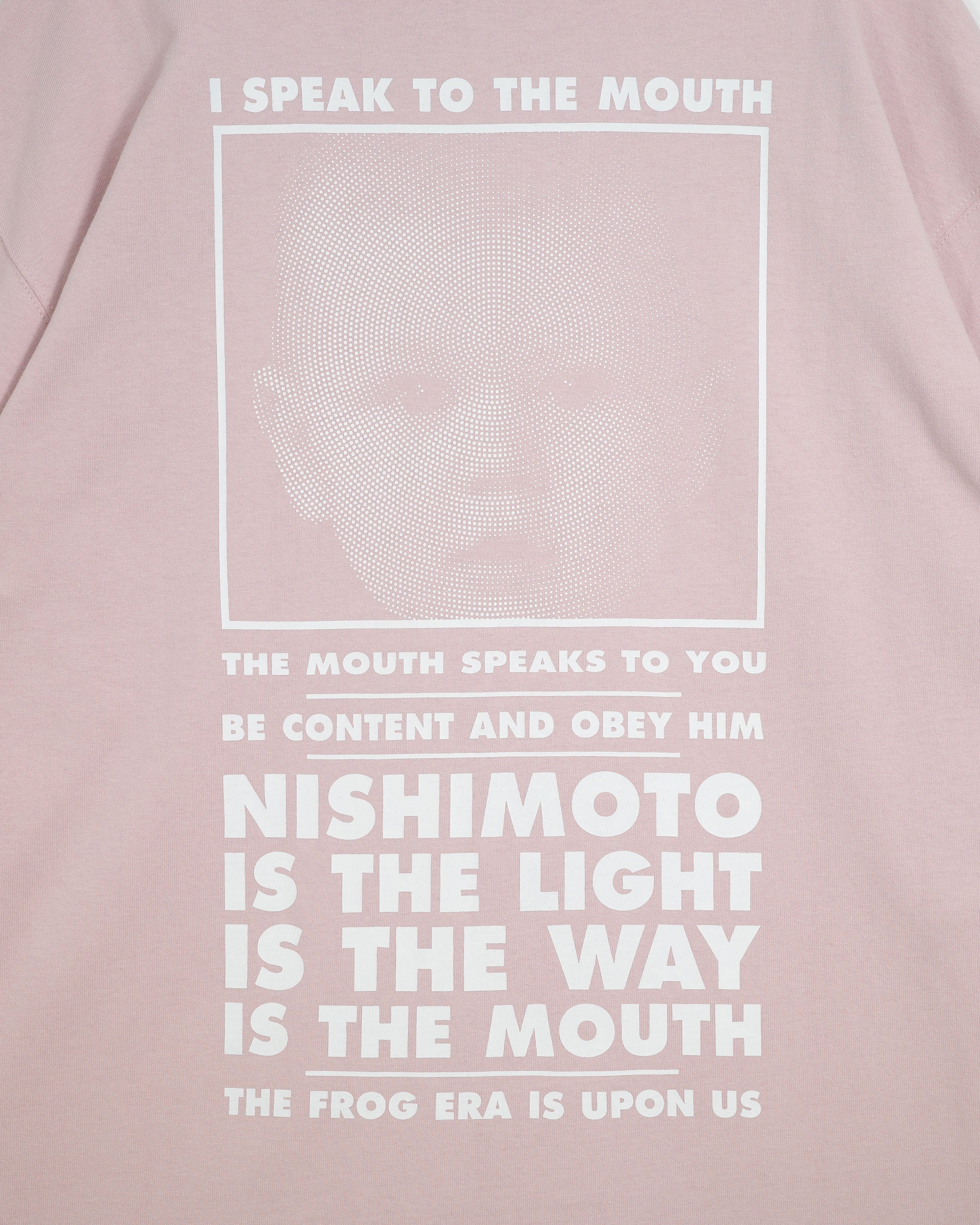 NISHIMOTO IS THE MOUTH S/S TEE NIM-SP02C SMOKE PINK