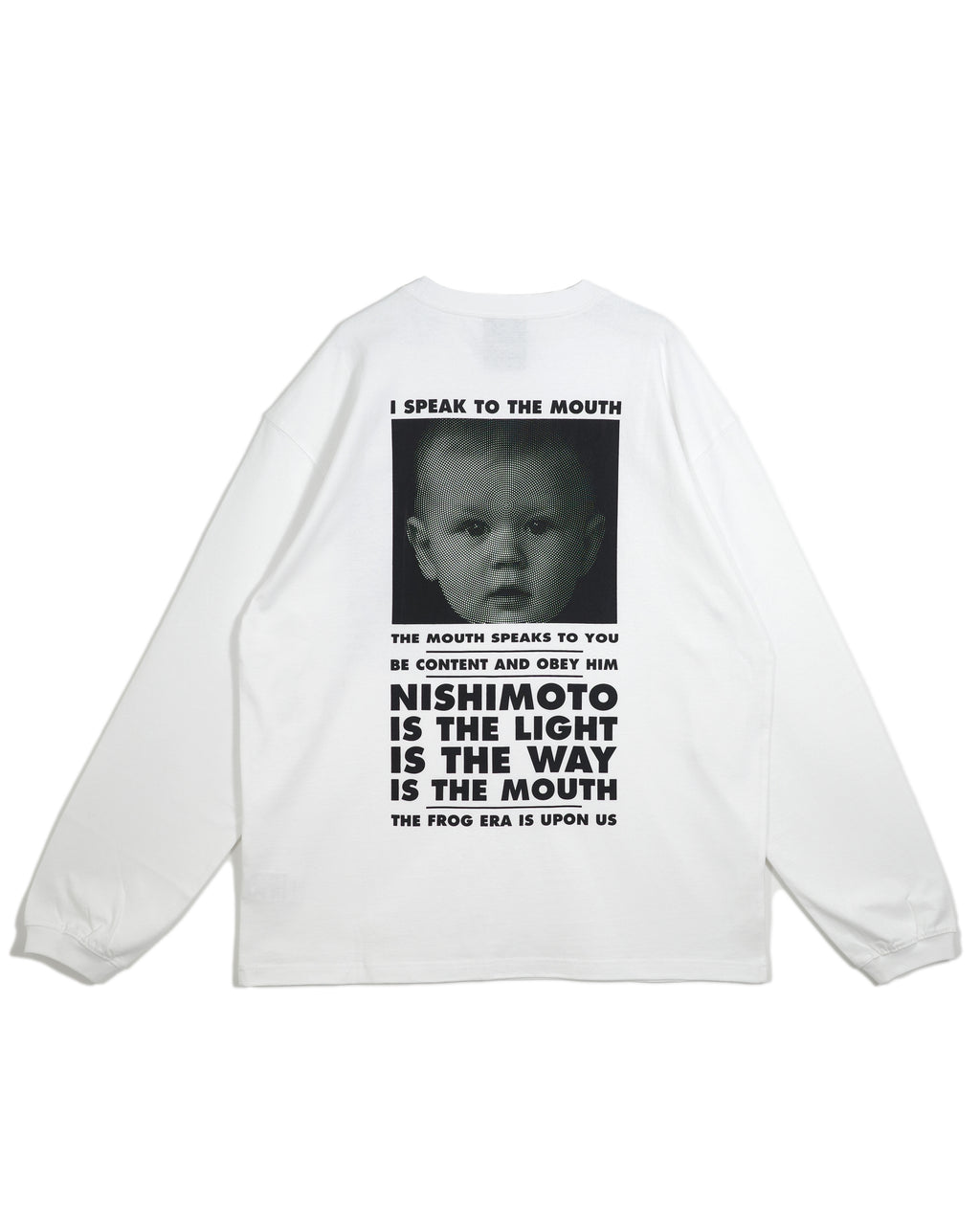 NISHIMOTO IS THE MOUTH S/S TEE NIM-SP02C WHITE/BLACK