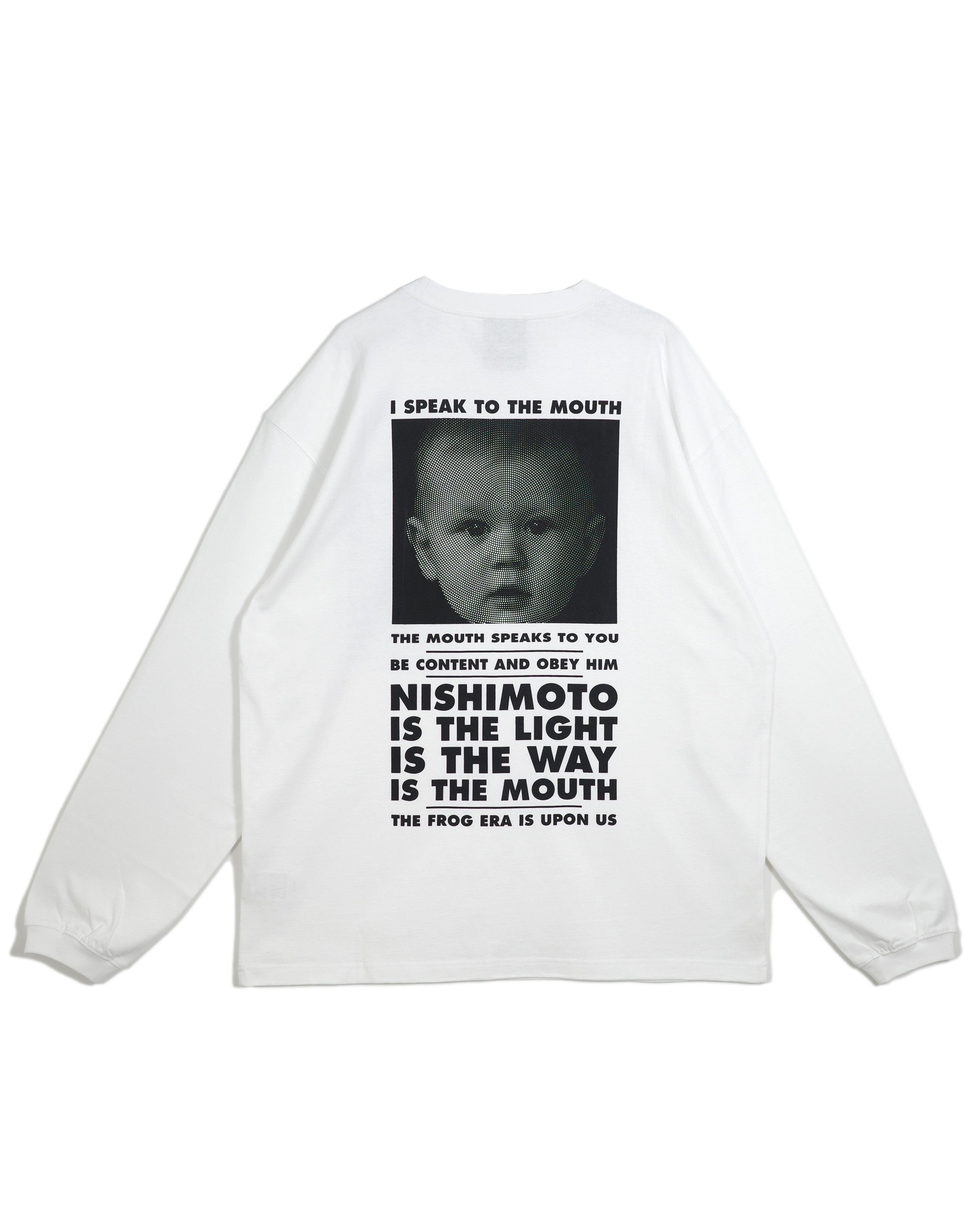 NISHIMOTO IS THE MOUTH S/S TEE NIM-SP02C WHITE/BLACK
