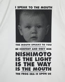 NISHIMOTO IS THE MOUTH S/S TEE NIM-SP02C WHITE/BLACK