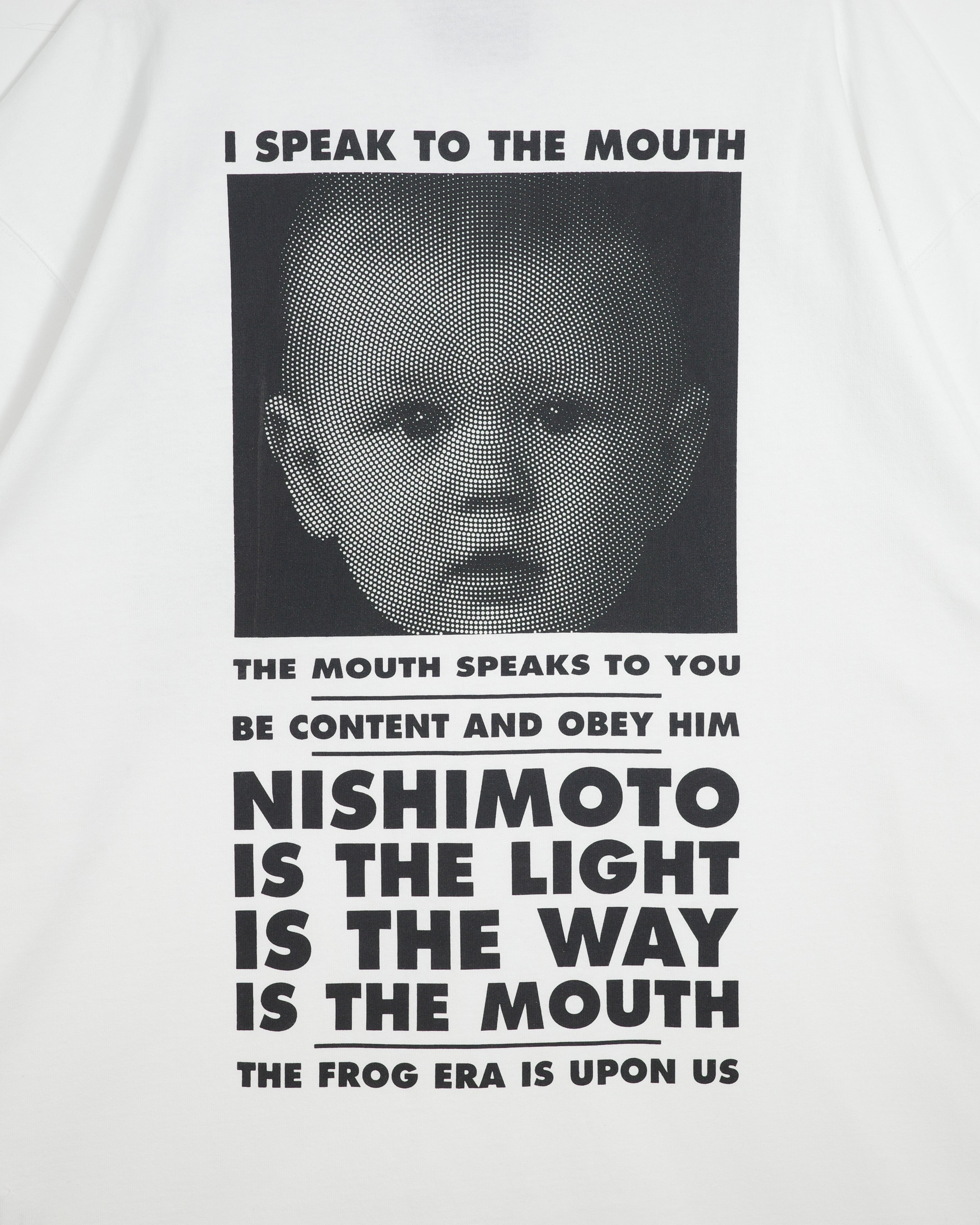 NISHIMOTO IS THE MOUTH S/S TEE NIM-SP02C WHITE/BLACK