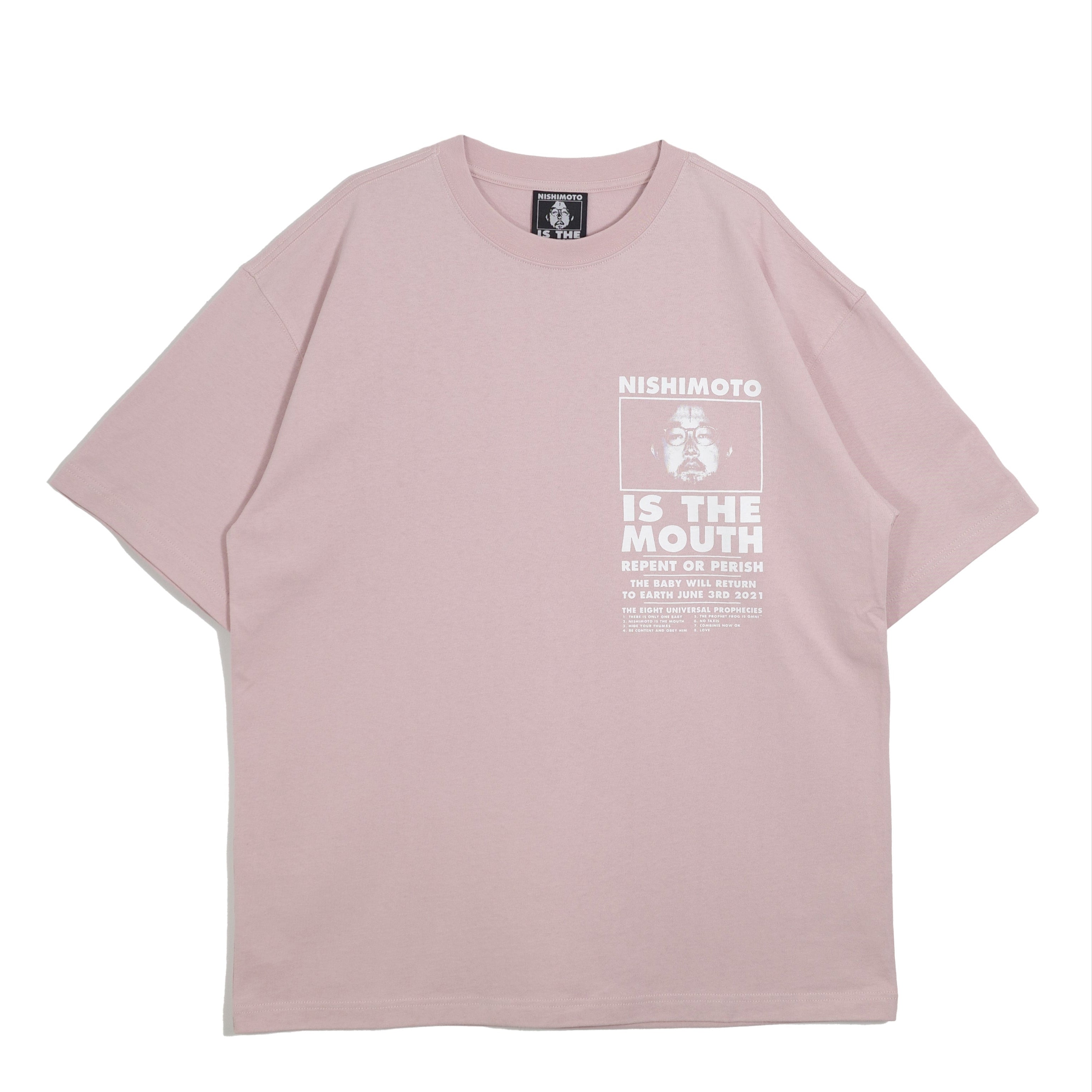 NISHIMOTO IS THE MOUTH S/S TEE NIM-SP01C SMOKE PINK