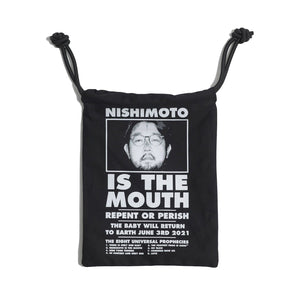 [Expected delivery around the end of January 2025] NISHIMOTO IS THE MOUTH BIG DRAWSTRING BAG NIM-G27 BLACK