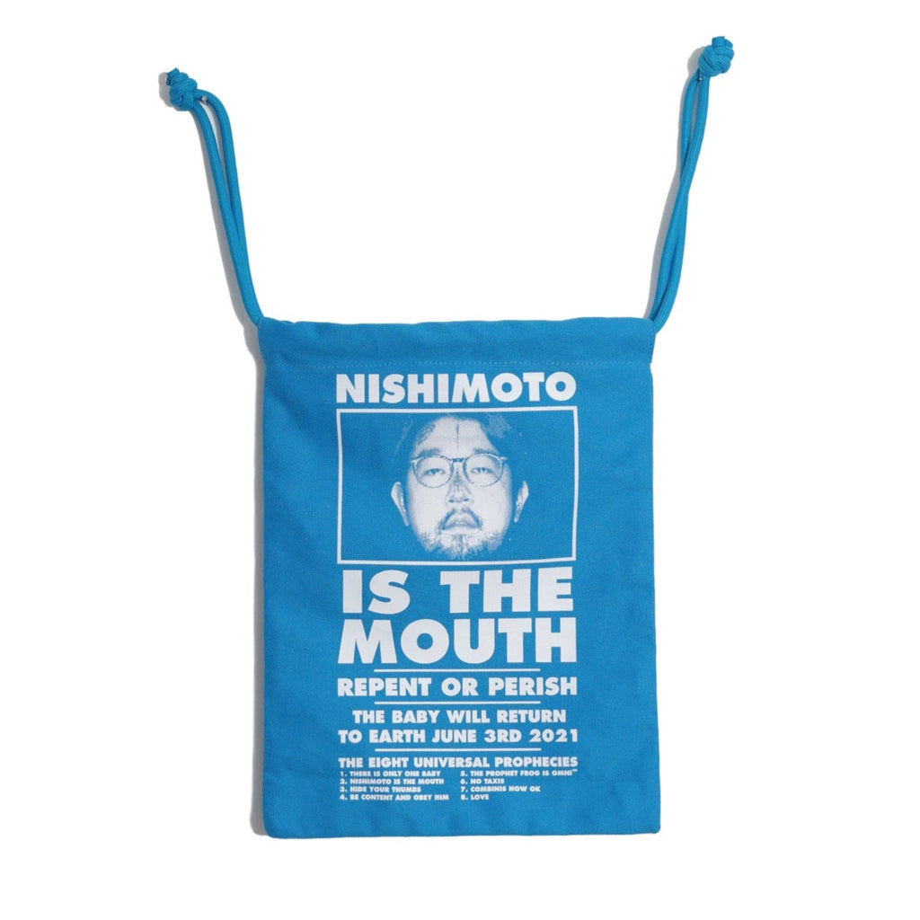 NISHIMOTO IS THE MOUTH BIG DRAWSTRING BAG NIM-G27 BLUE