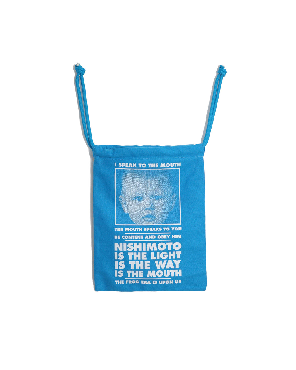 NISHIMOTO IS THE MOUTH BIG DRAWSTRING BAG NIM-G27 BLUE
