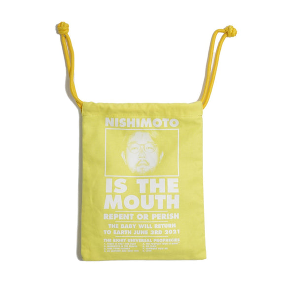 [Expected delivery around the end of January 2025] NISHIMOTO IS THE MOUTH BIG DRAWSTRING BAG NIM-G27 BLACK