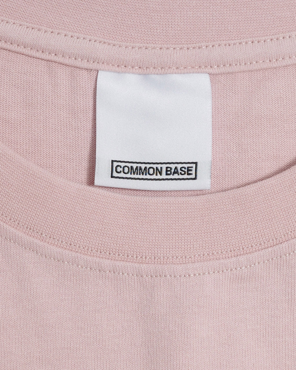 COMMON BASE S/S TEE CB-B01 SMOKE PINK