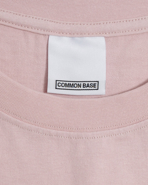 COMMON BASE S/S TEE CB-B01 SMOKE PINK
