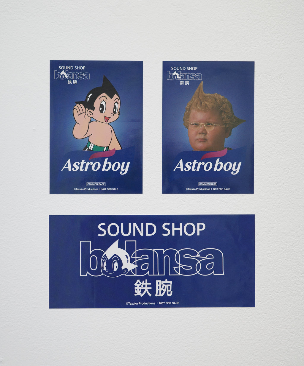 SOUND SHOP balansa × ASTRO BOY SWEATSHIRT ATBL-04 BLACK