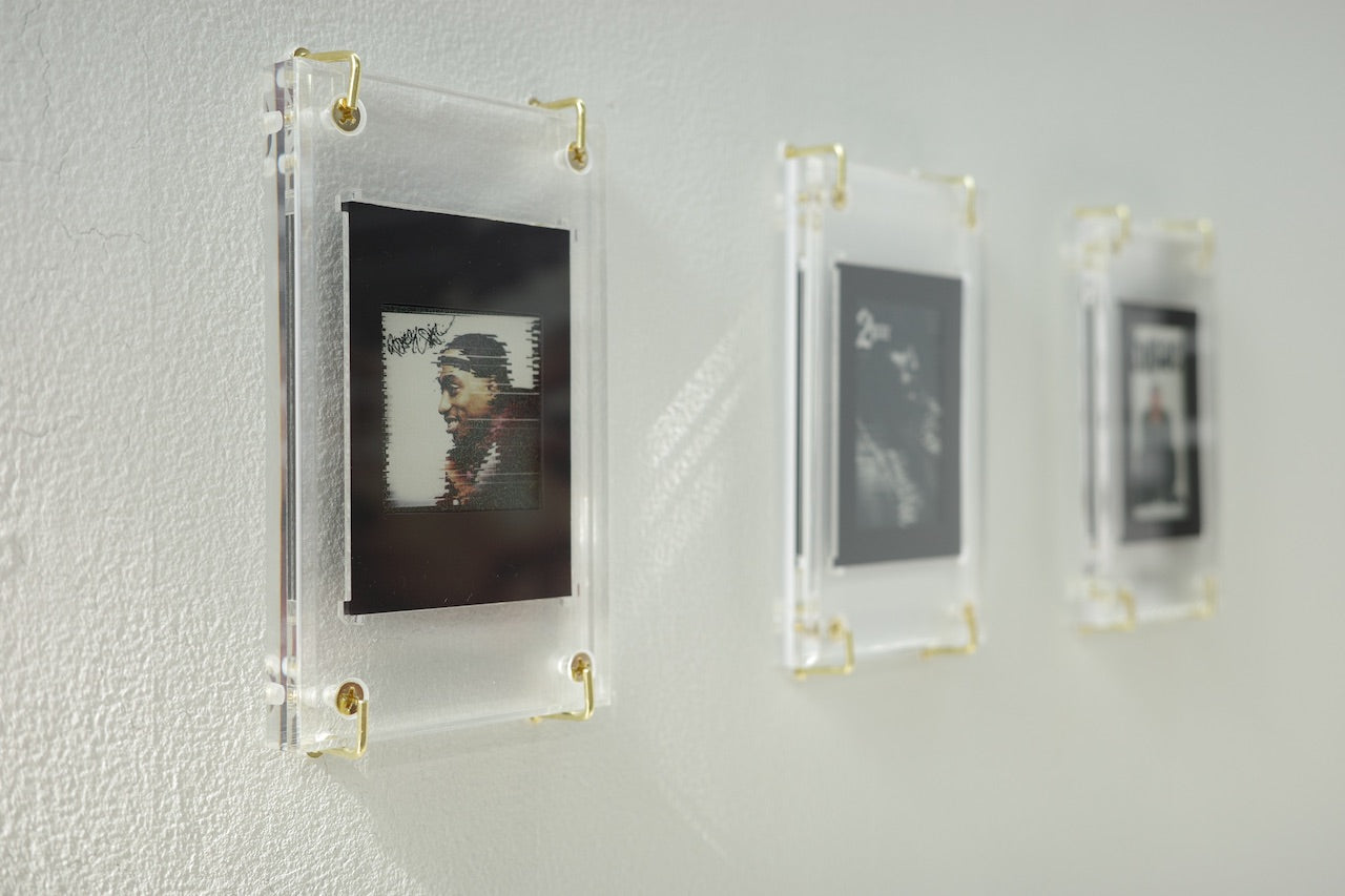 2PAC / Kosuke Kawamura Neo-silk, glitter on canvas with CARD