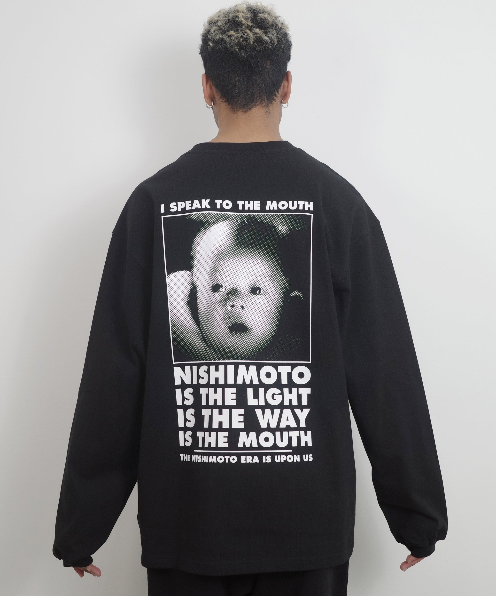 TASHIRO IS THE MOUTH L/S TEE TITM-A02 BLACK – COMMON BASE
