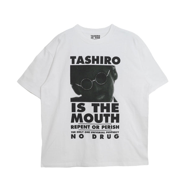 TASHIRO IS THE MOUTH S/S TEE TITM-B01 WHITE – COMMON BASE