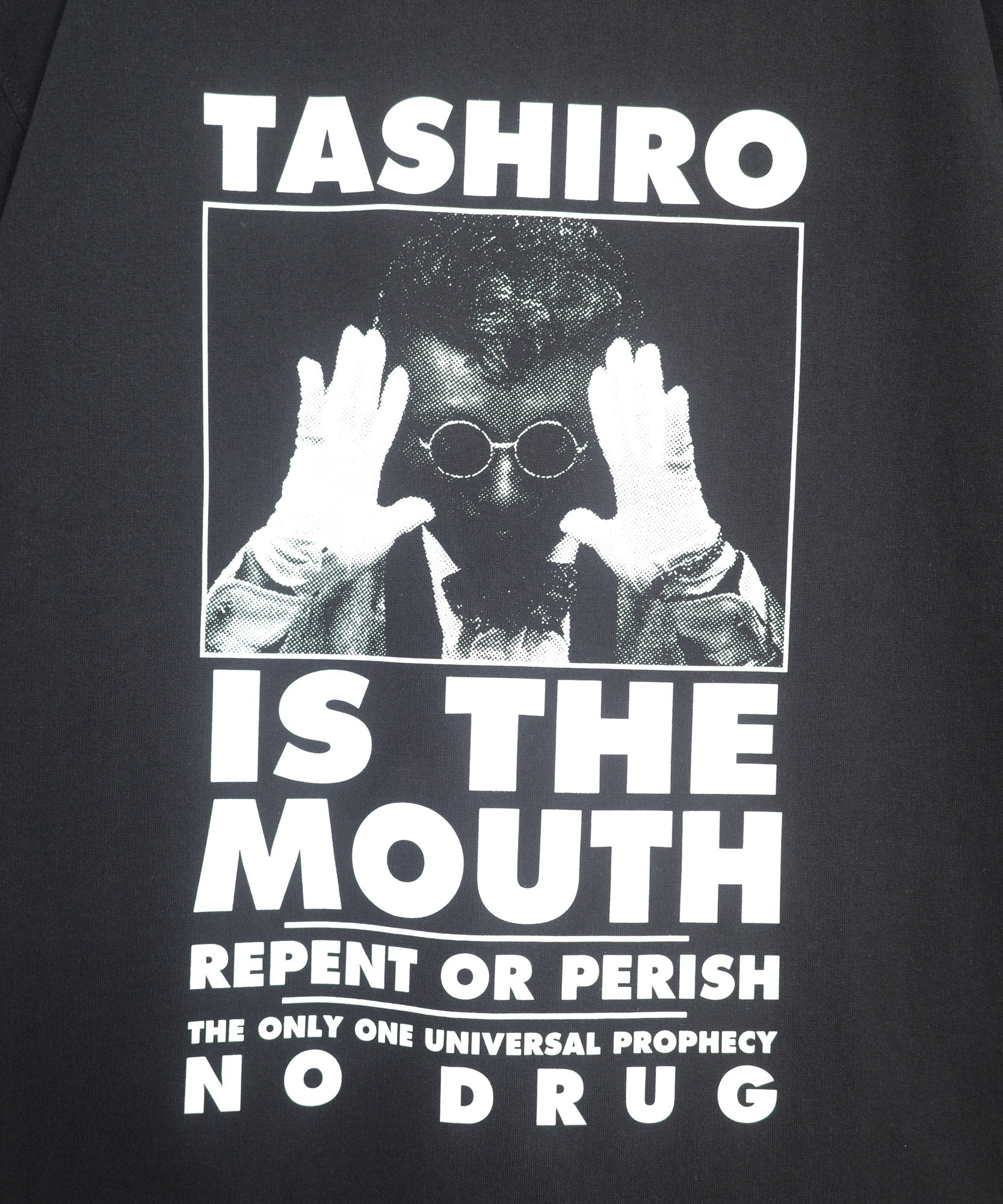 TASHIRO IS THE MOUTH L/S TEE TITM-A02 BLACK – COMMON BASE