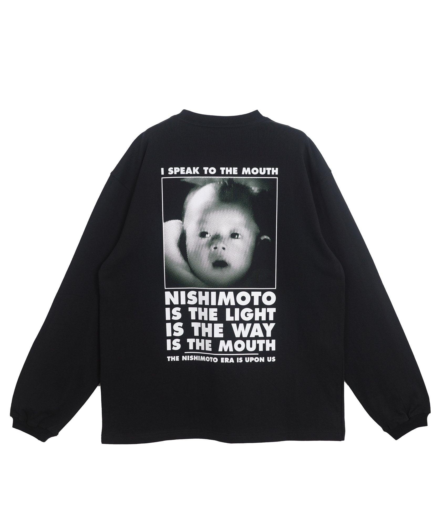 TASHIRO IS THE MOUTH ブラック　ロンT Lサイズ TASHIRO IS THE MOUTH L/S TEE TITM-C02 BLACK – COMMON BASE