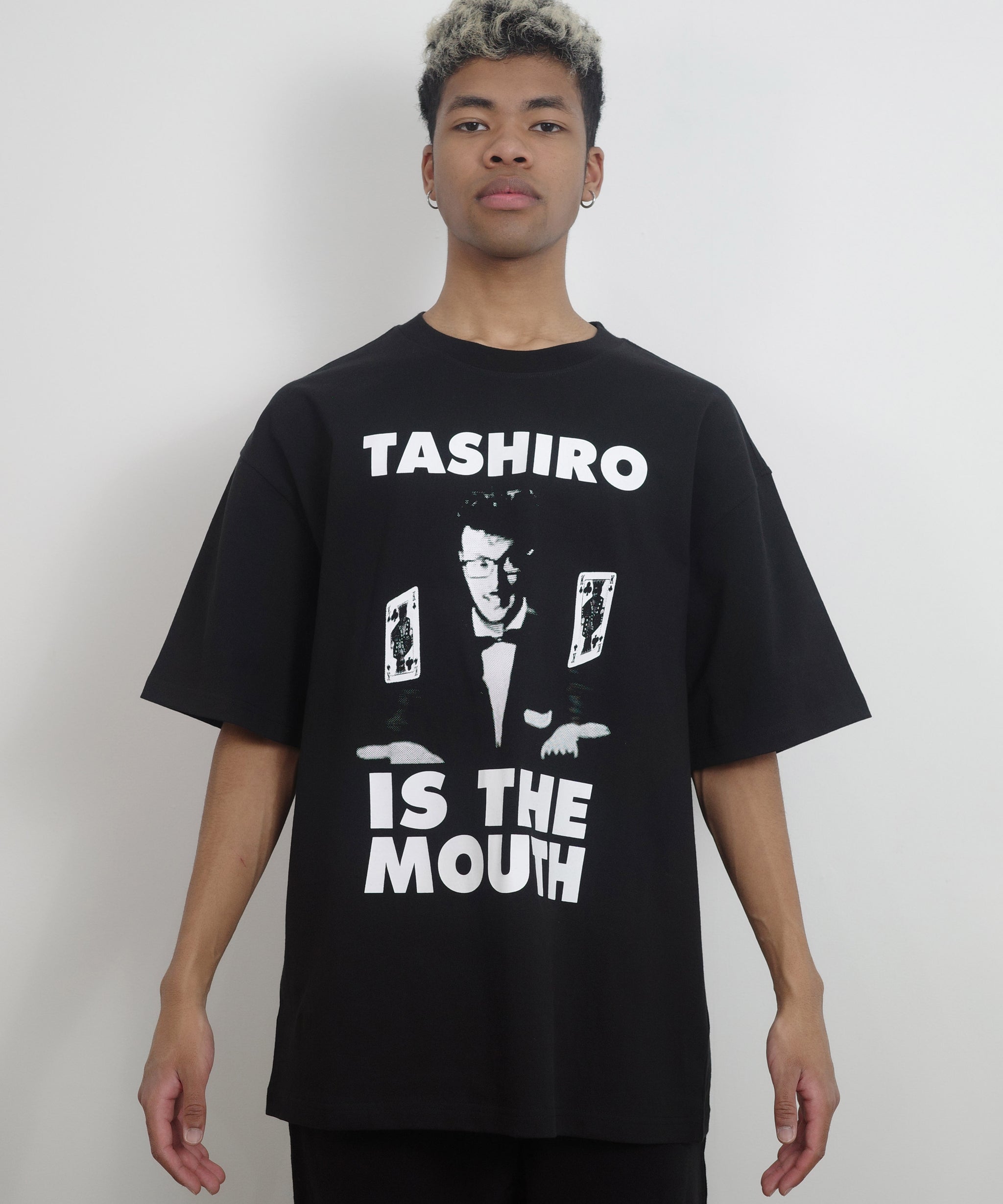 TASHIRO IS THE MOUTH S/S TEE TITM-2511 BLACK – COMMON BASE