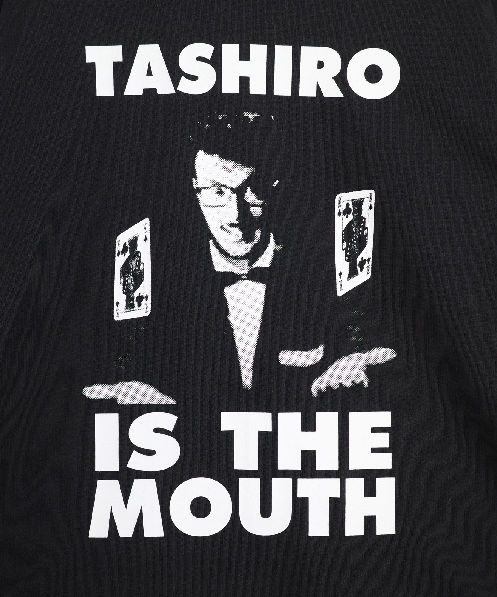 TASHIRO IS THE MOUTH ブラック　ロンT Lサイズ TASHIRO IS THE MOUTH L/S TEE TITM-A02 BLACK – COMMON BASE