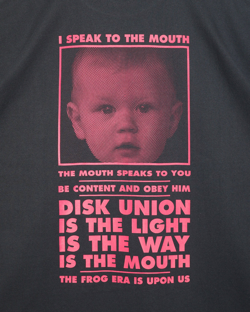 diskunion / NISHIMOTO IS THE MOUTH S/S TEE NIMDU-01 BLACK
