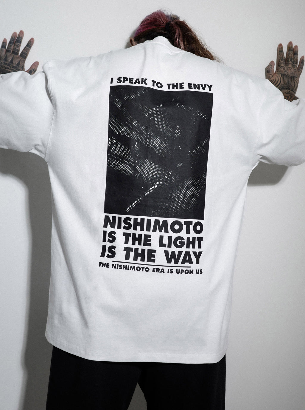 NISHIMOTO IS THE MOUTH / envy S/S TEE NIMEV-01 WHITE