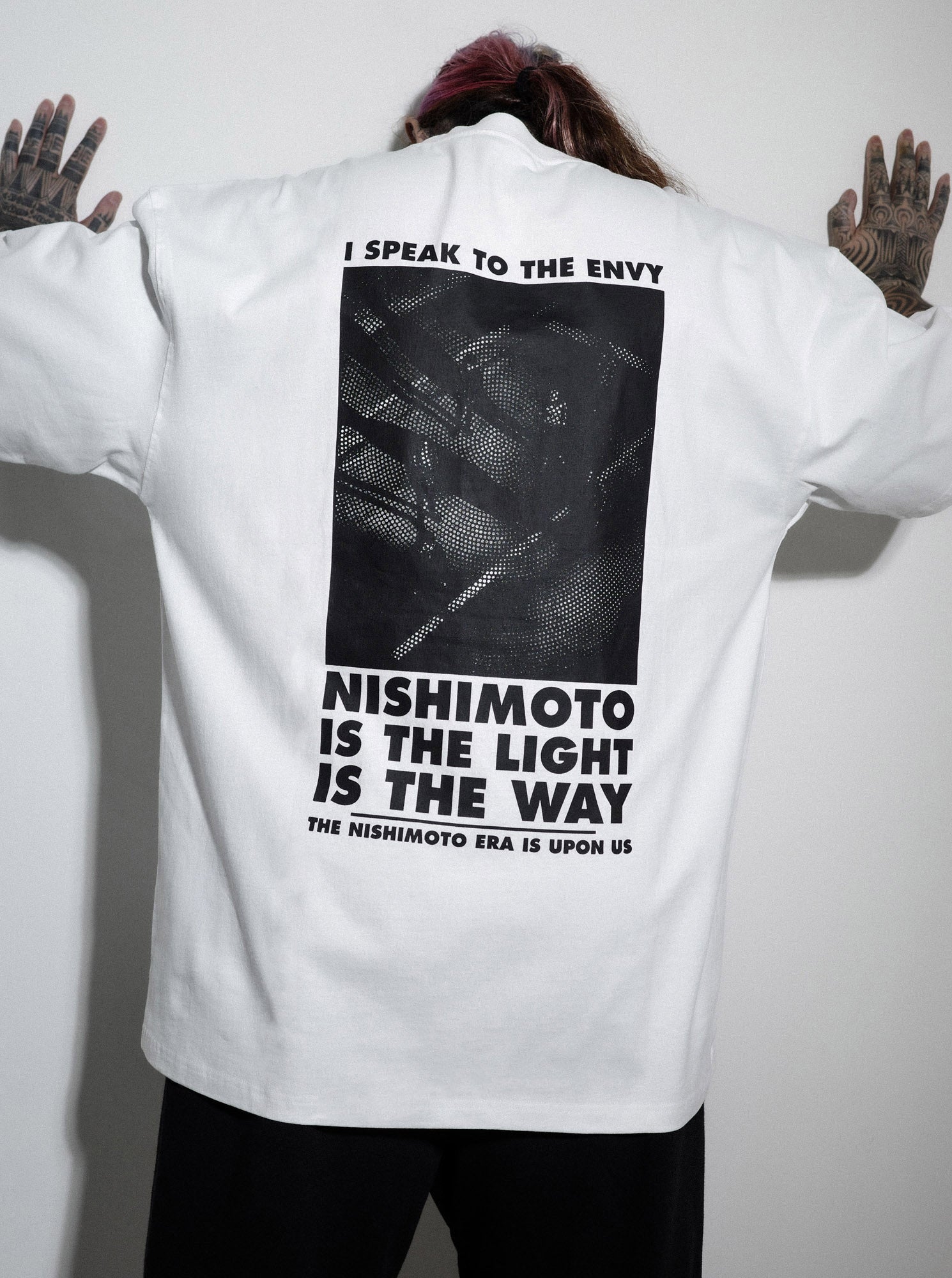NISHIMOTO IS THE MOUTH / envy S/S TEE NIMEV-01 WHITE