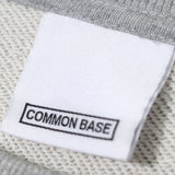 COMMON BASE SWEAT ZIP  HOODIE CB-H07  H GREY (NEW COLOR)